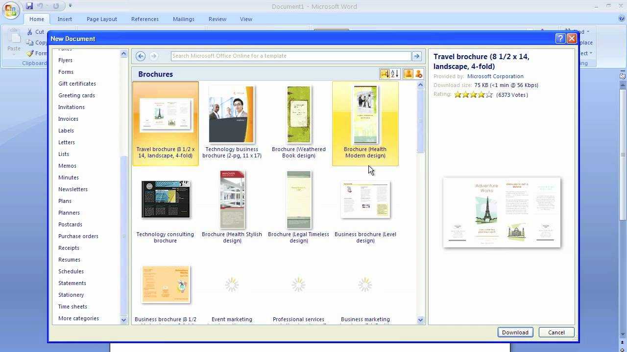 Brochure Template On Microsoft Word – Karan.ald2014 For Ms Word Brochure Template