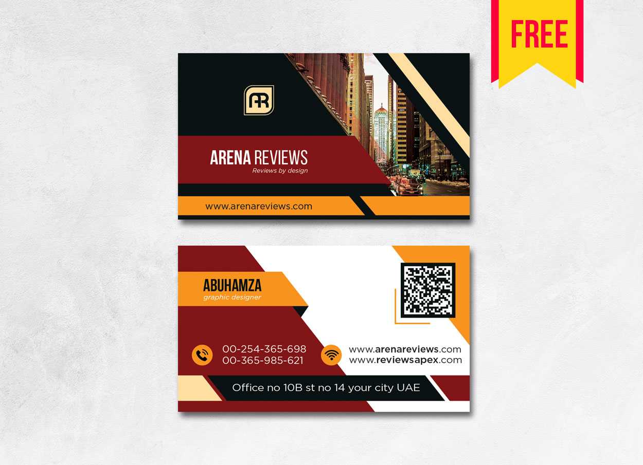 Building Business Card Design Psd – Free Download | Arenareviews Regarding Visiting Card Illustrator Templates Download