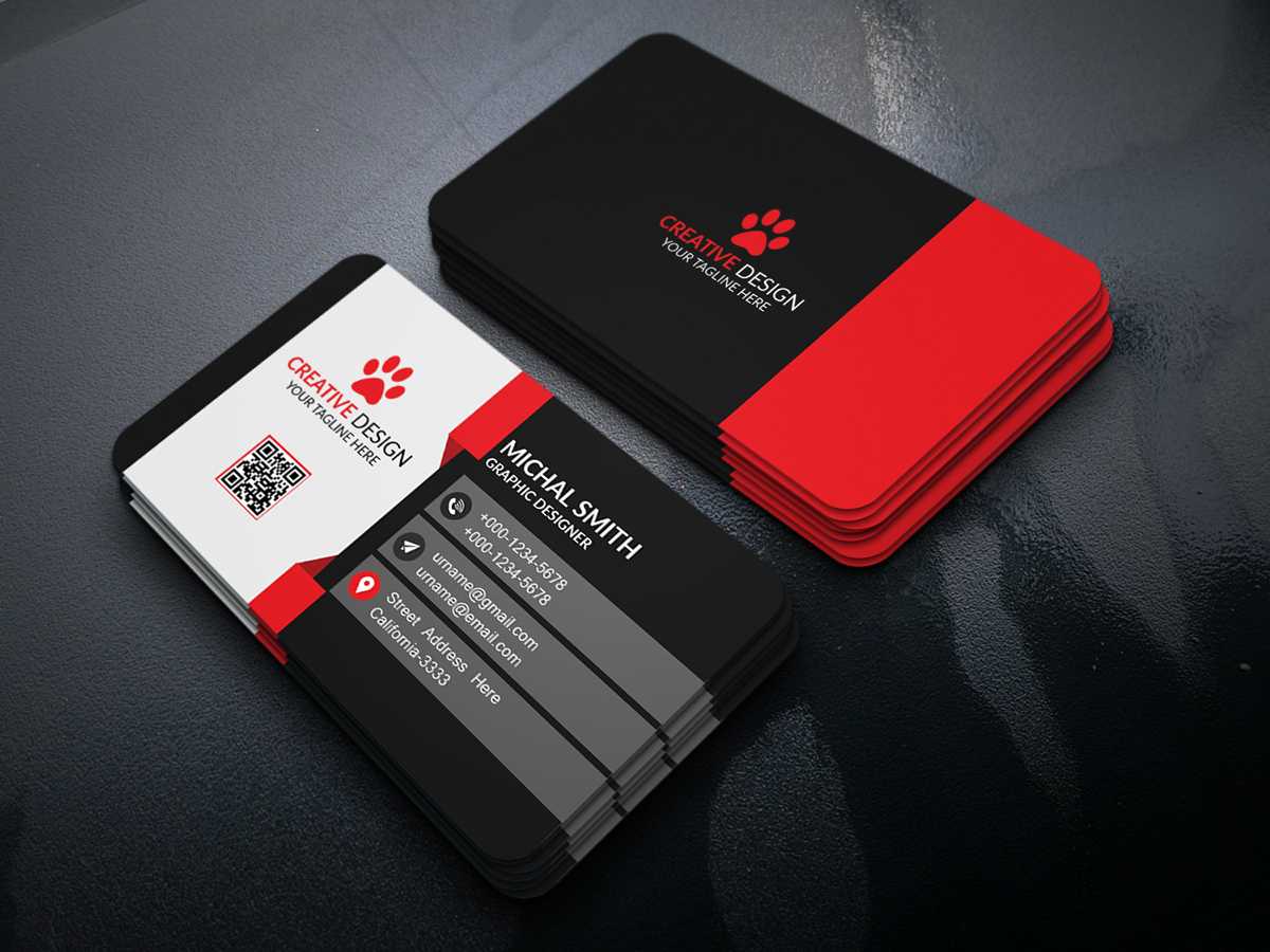 Business Card Design (Free Psd) On Behance Throughout Free Psd Visiting Card Templates Download