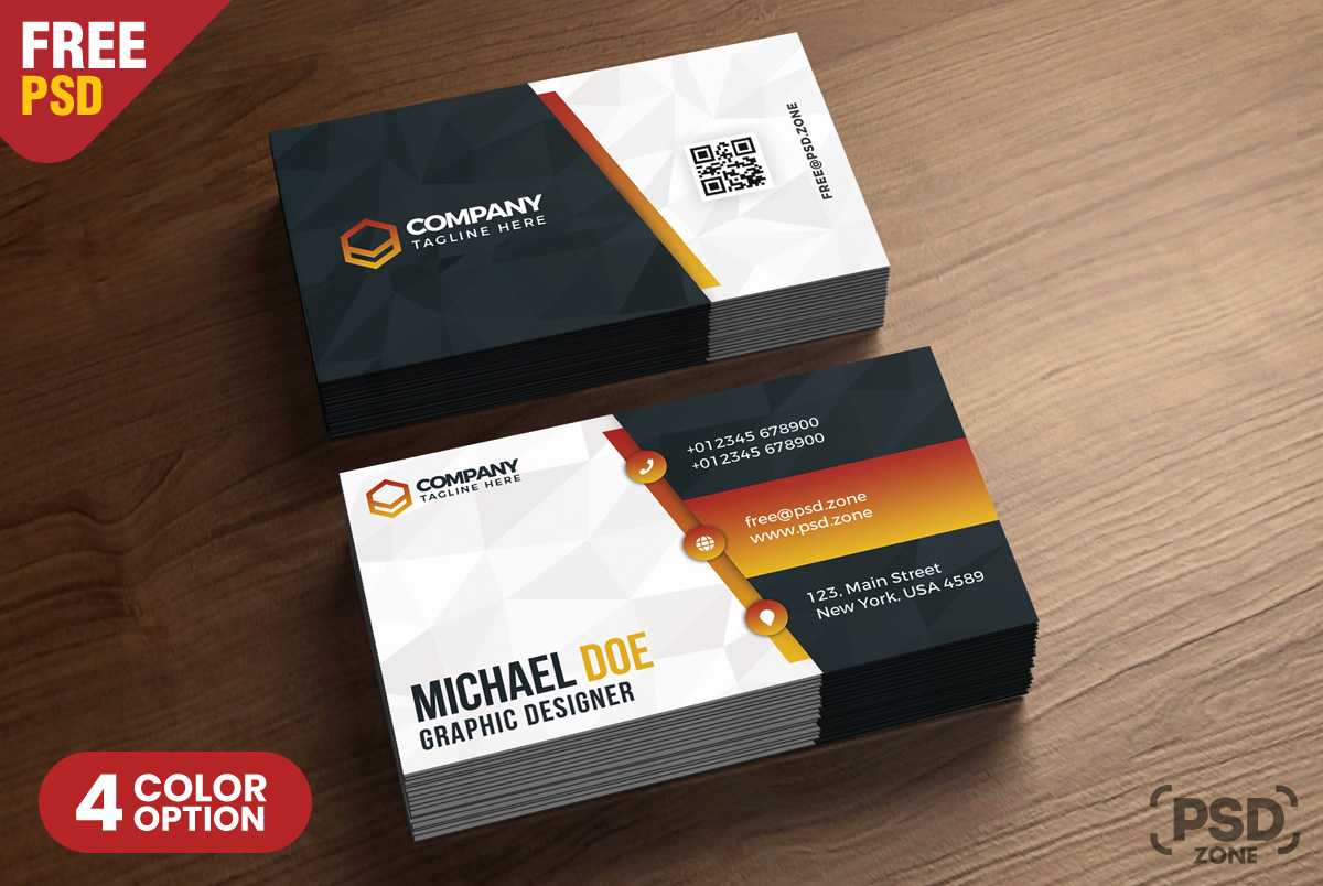 Business Card Design Templates Psd – Uxfree Within Visiting Card Psd Template