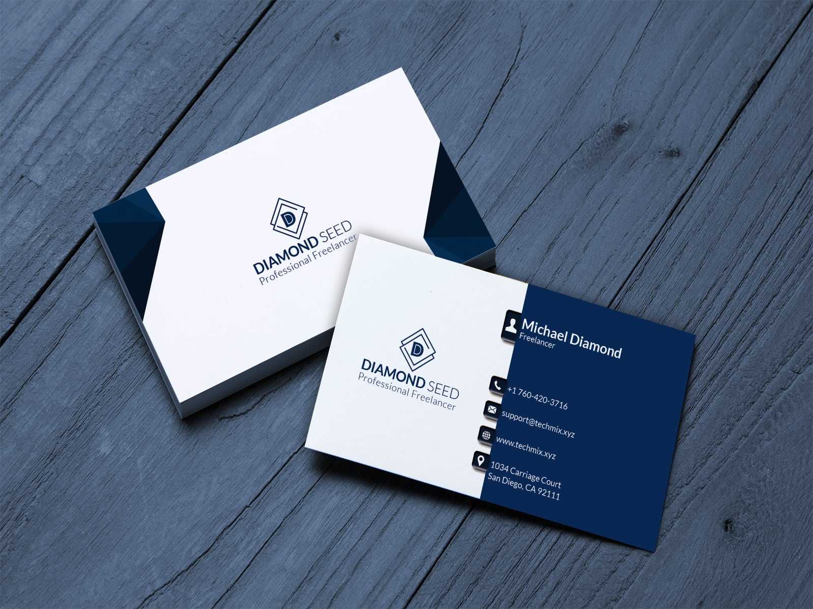 Business Card For Freelancer Within Freelance Business Card Template