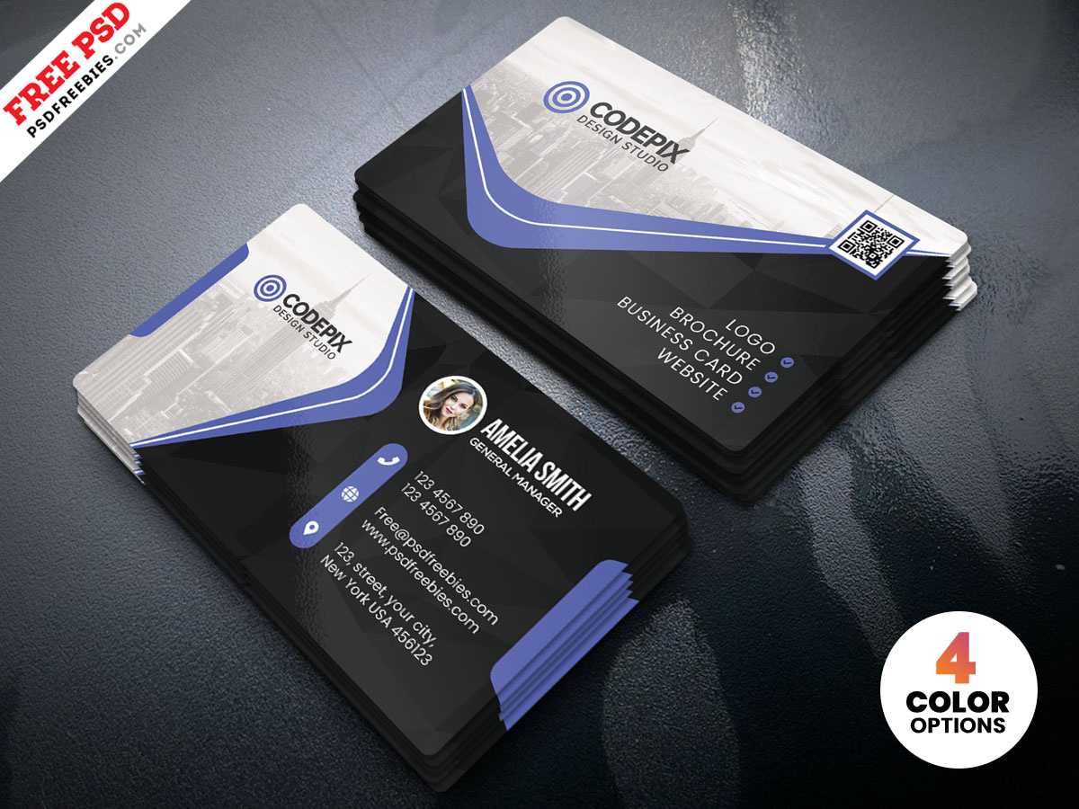Business Card Psd Templatepsd Freebies On Dribbble In Visiting Card Psd Template