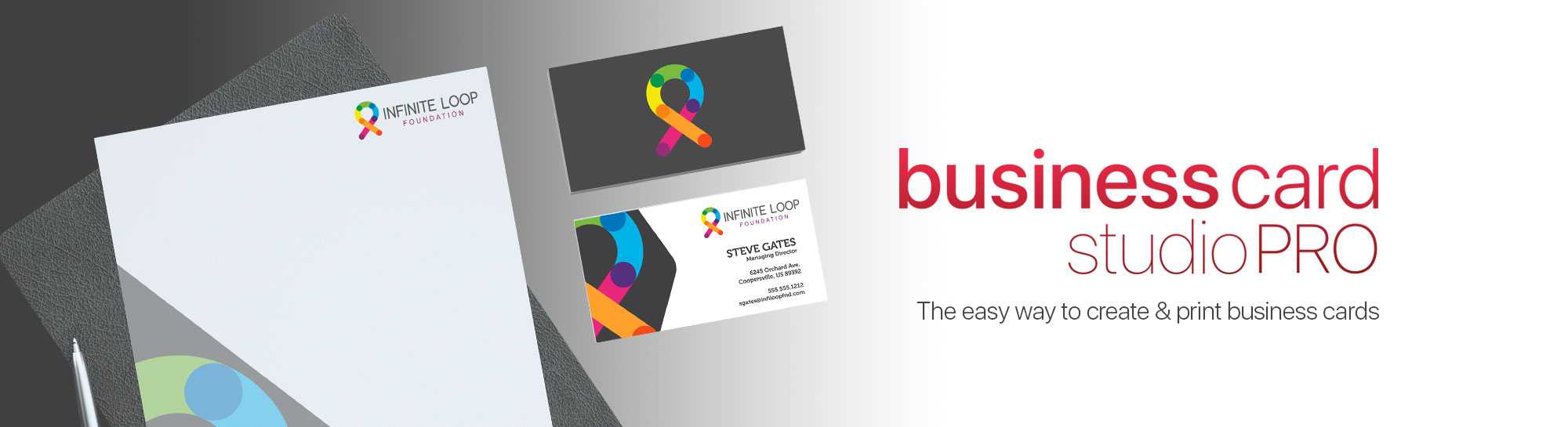 Business Card Studio Pro Softwaresummitsoft Throughout Kinkos Business Card Template