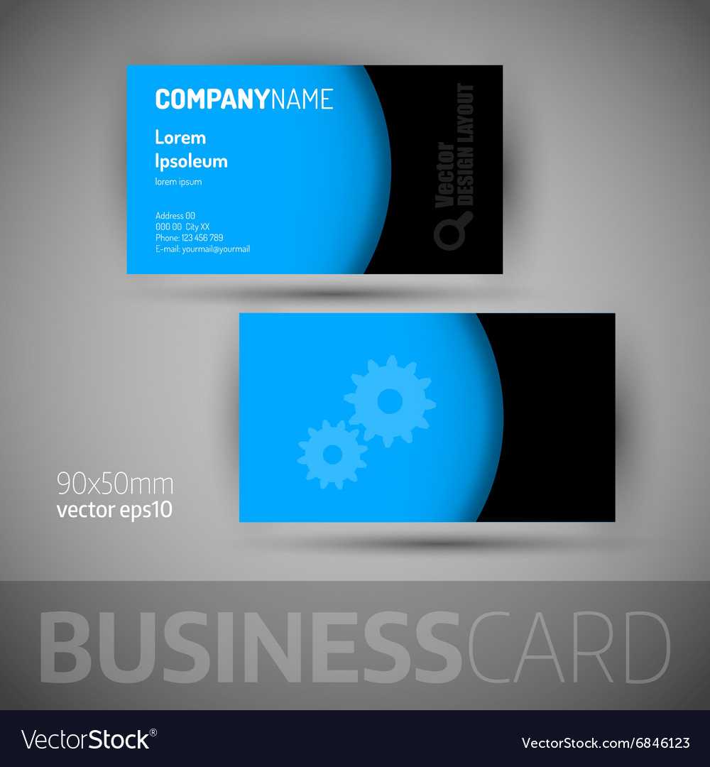 Business Card Template With Sample Texts Pertaining To Template For Calling Card