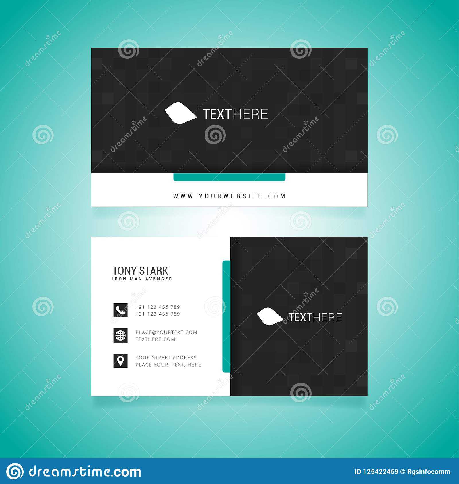 Business Card Vector Template Stock Vector – Illustration Of Pertaining To Visiting Card Illustrator Templates Download
