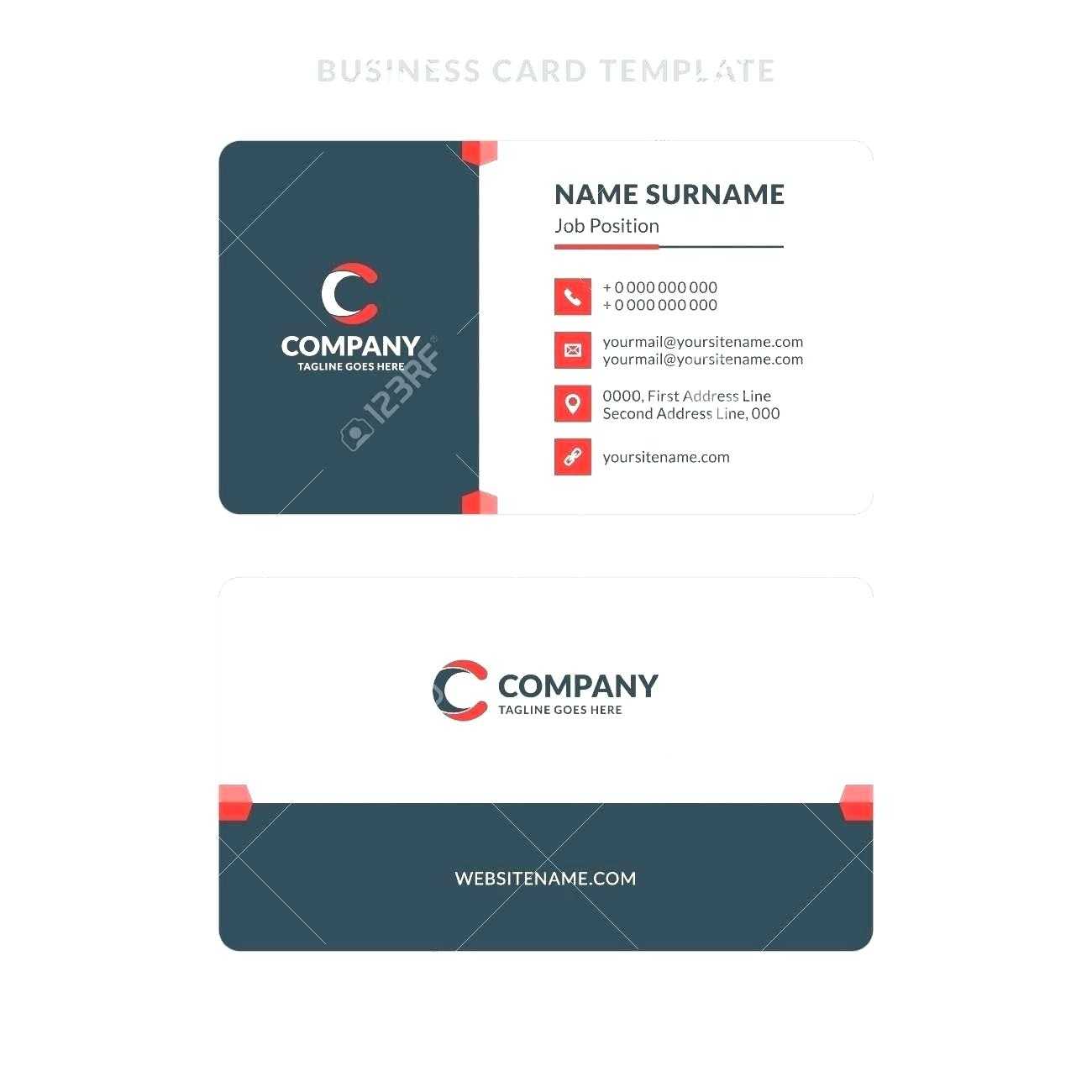 Business Cards Template Illustrator – Bestawnings Regarding Double Sided Business Card Template Illustrator