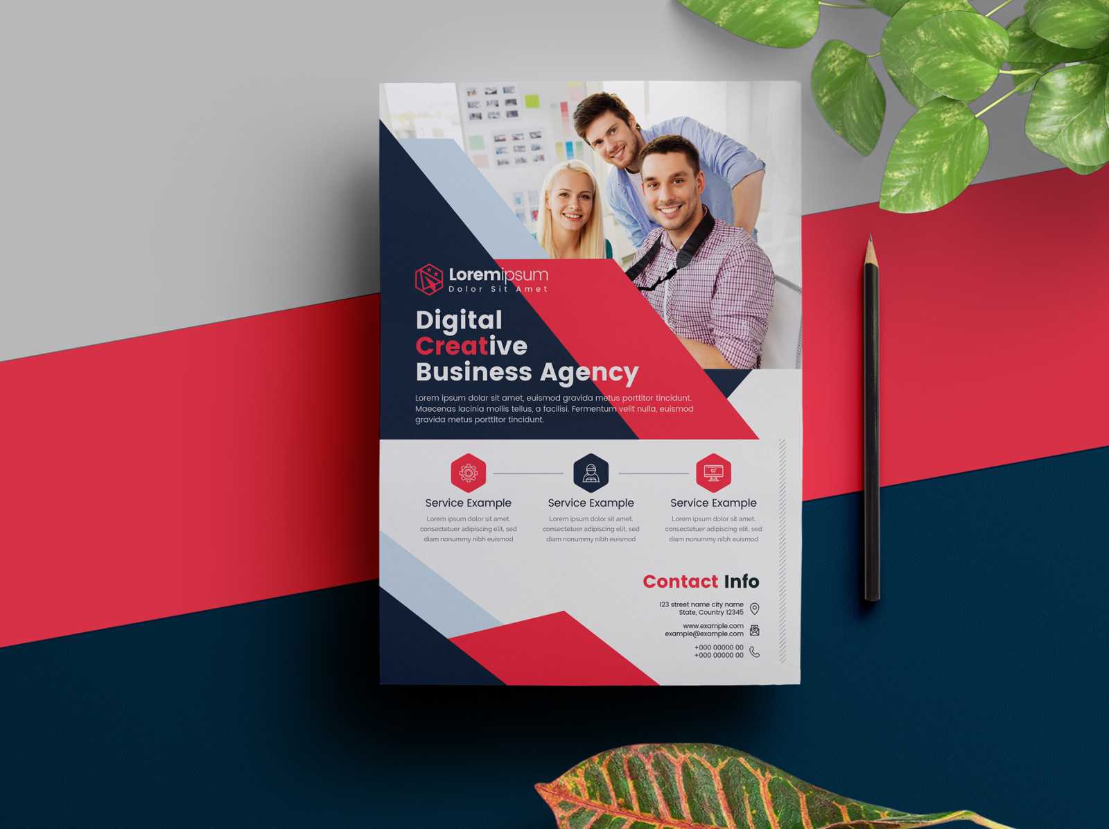Business Flyer Templatemohammad Rasel On Dribbble Within Social Media Brochure Template