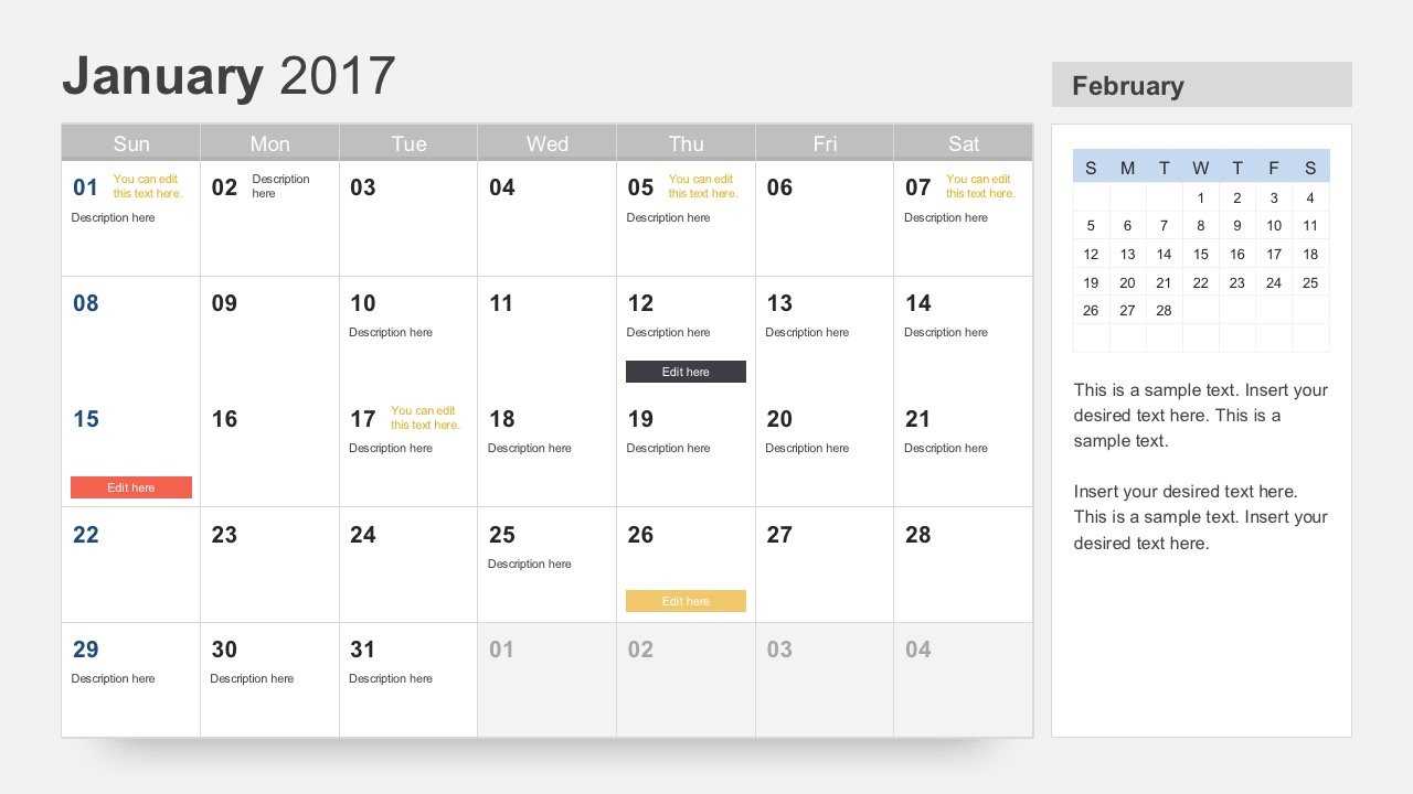 Calendar Template Powerpoint 2015 – Karan.ald2014 Regarding Powerpoint Calendar Template 2015