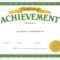 Certificate Of Achievement Template – Certificate Templates regarding Certificate Of Achievement Army Template