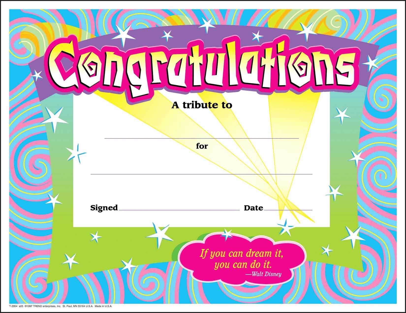Certificate Of Achievement Template For Kids – Karati For Classroom Certificates Templates