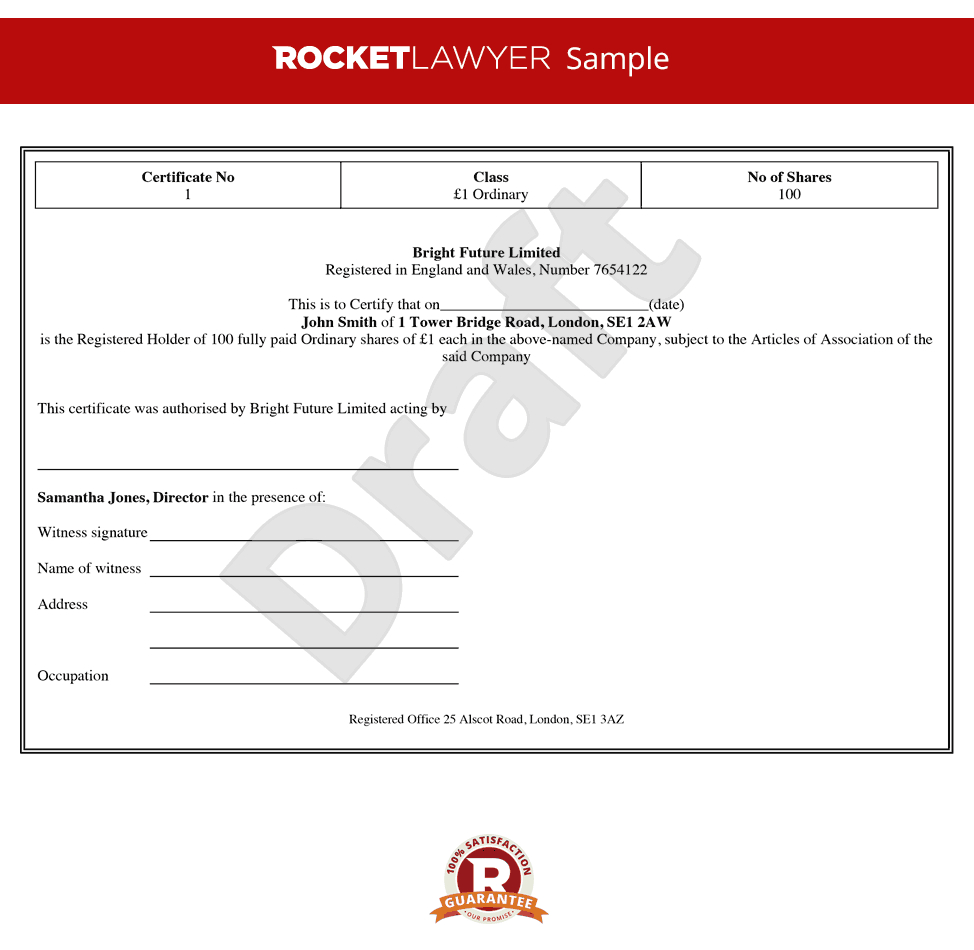 Certificate Of Shares Template ] – Uk Share Certificate With Share Certificate Template Pdf