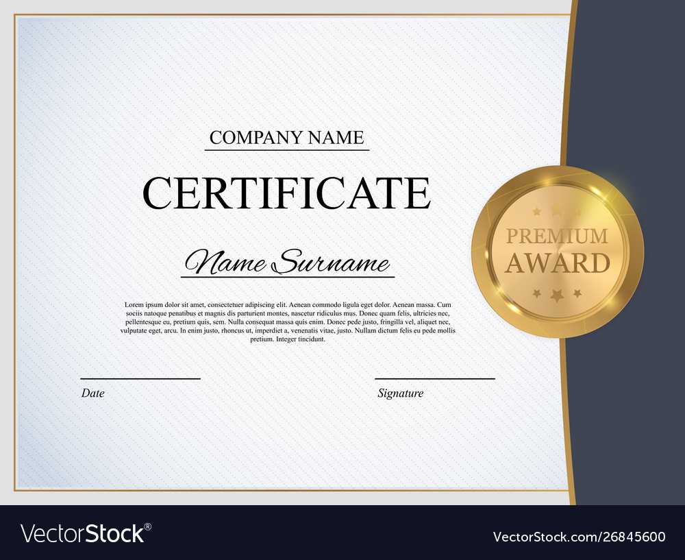 Certificate Template Background Award Diploma Throughout Template For Certificate Of Award