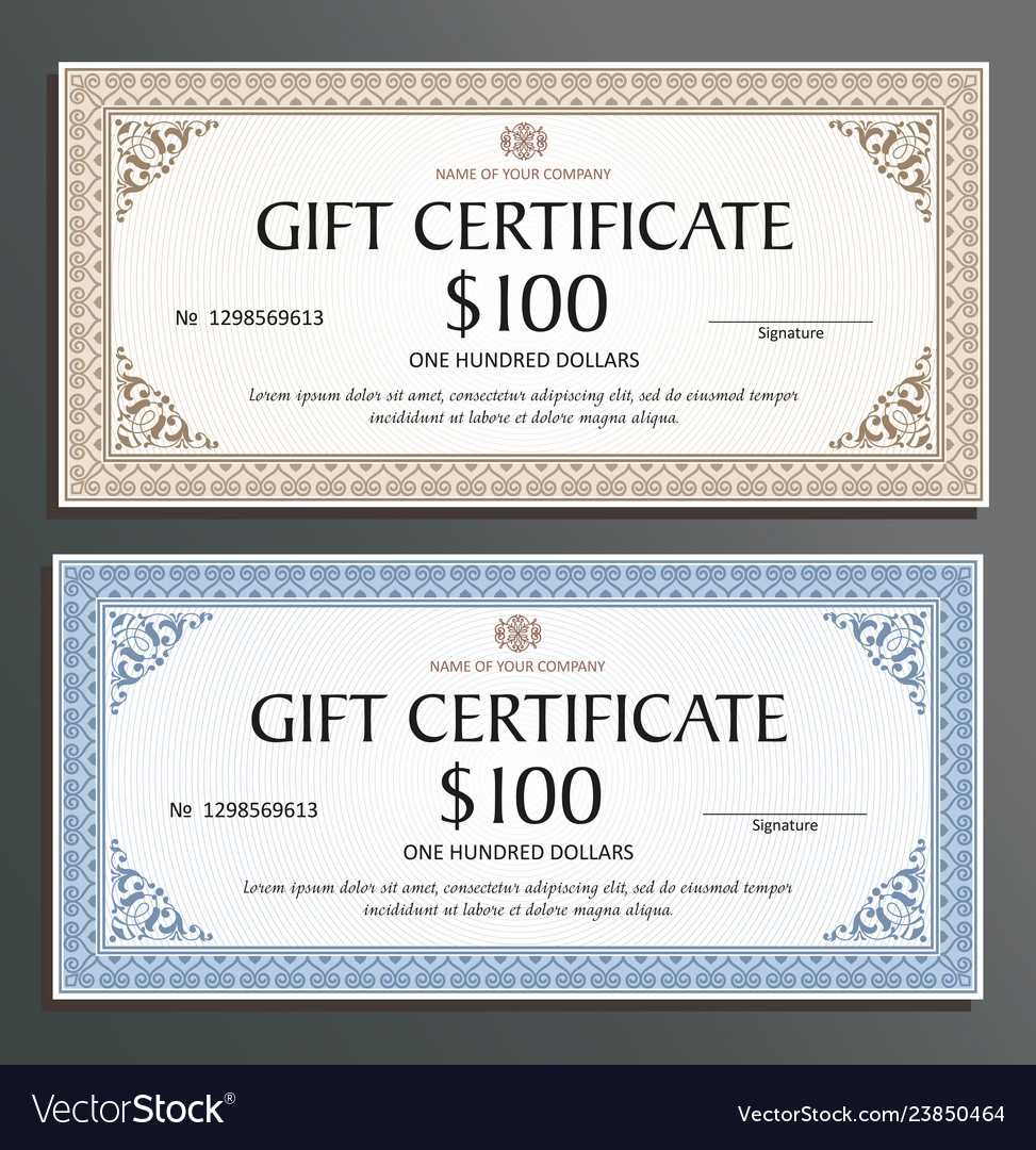 Certificate Template Gift Voucher For Your Inside Company Gift Certificate Template