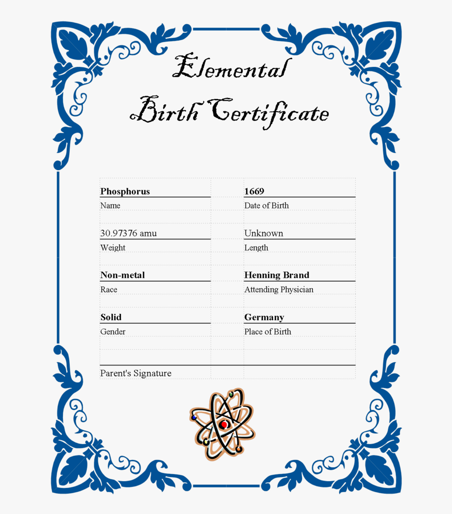 Certificate Template Png – Wedding Border Design Png In Build A Bear Birth Certificate Template