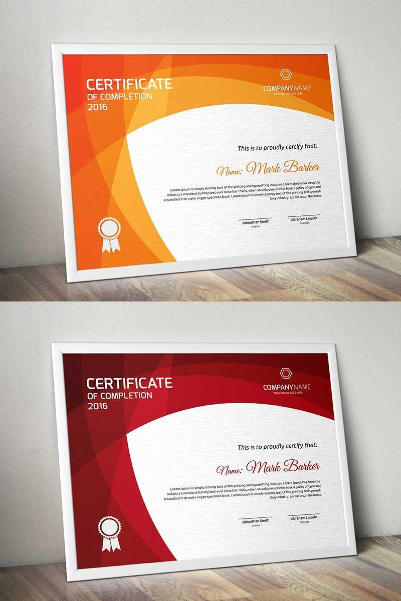 Certificate Templates | Award Certificates | Templatemonster With Softball Certificate Templates