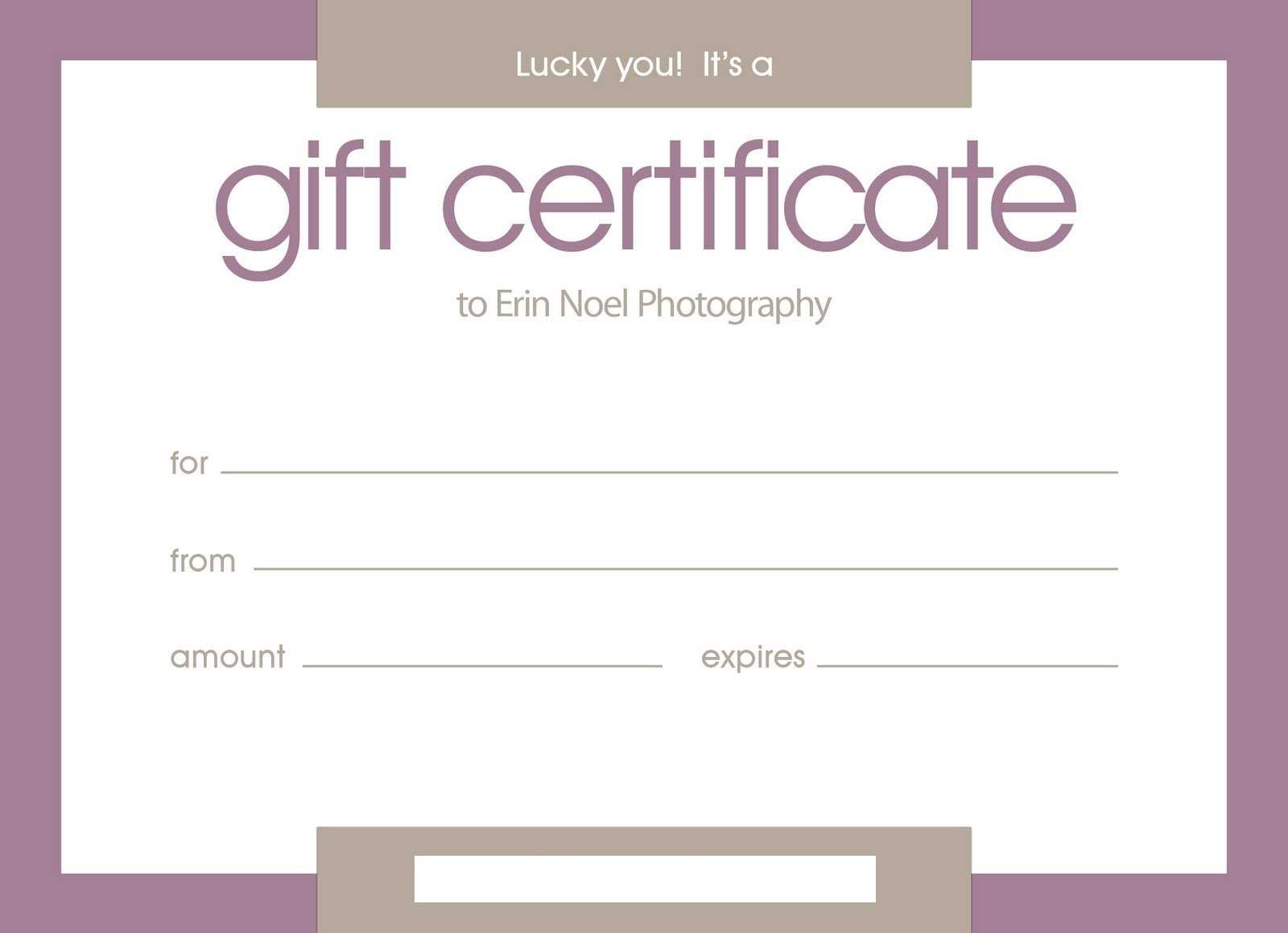 Certificates: Stylish Free Customizable Gift Certificate In Pages Certificate Templates