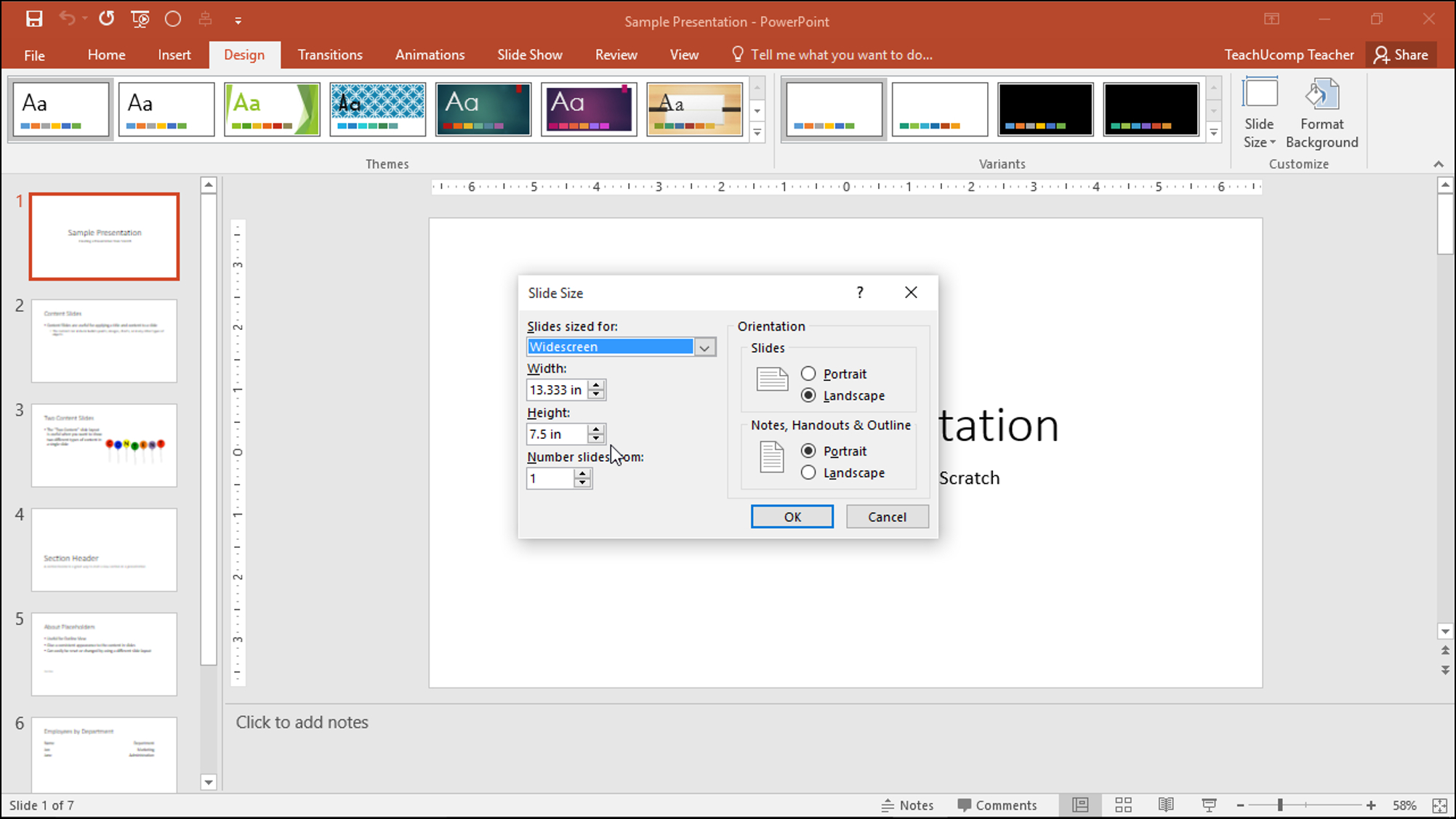 Change The Size Of Slides In Powerpoint – Instructions In How To Edit Powerpoint Template