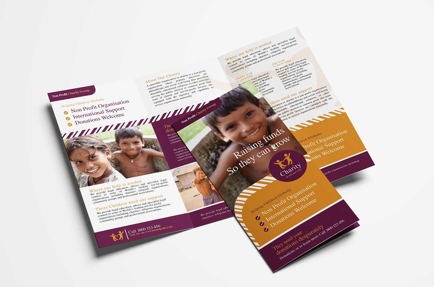 Charity Tri Fold Brochure Template – Psd, Ai & Vector With Regard To Welcome Brochure Template