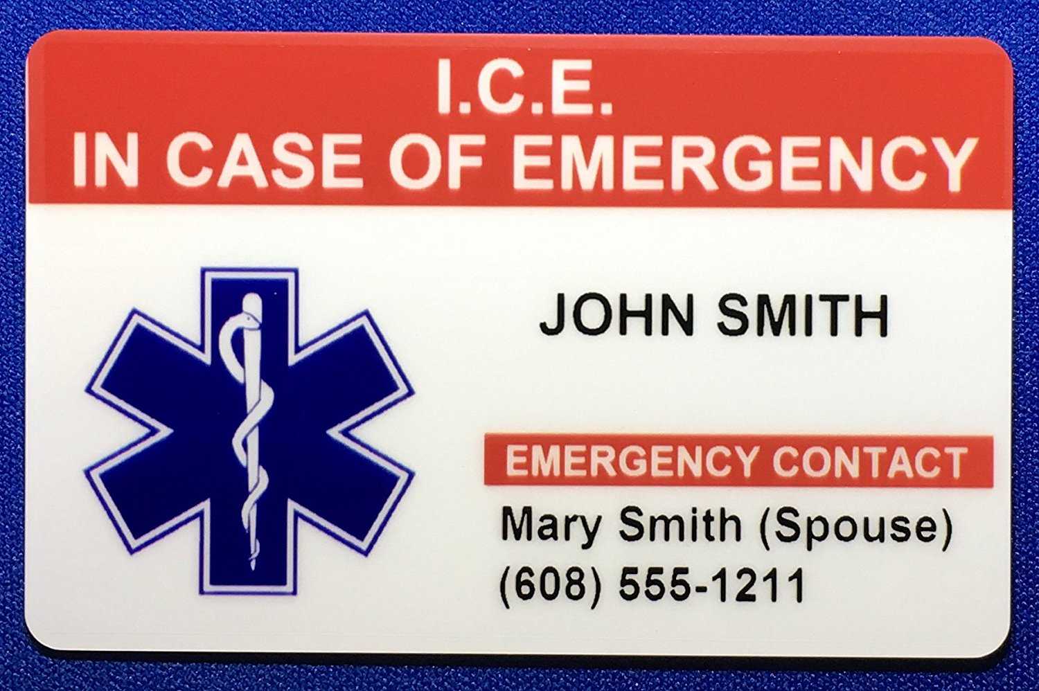 Cheap Emergency Card Template, Find Emergency Card Template With In Case Of Emergency Card Template