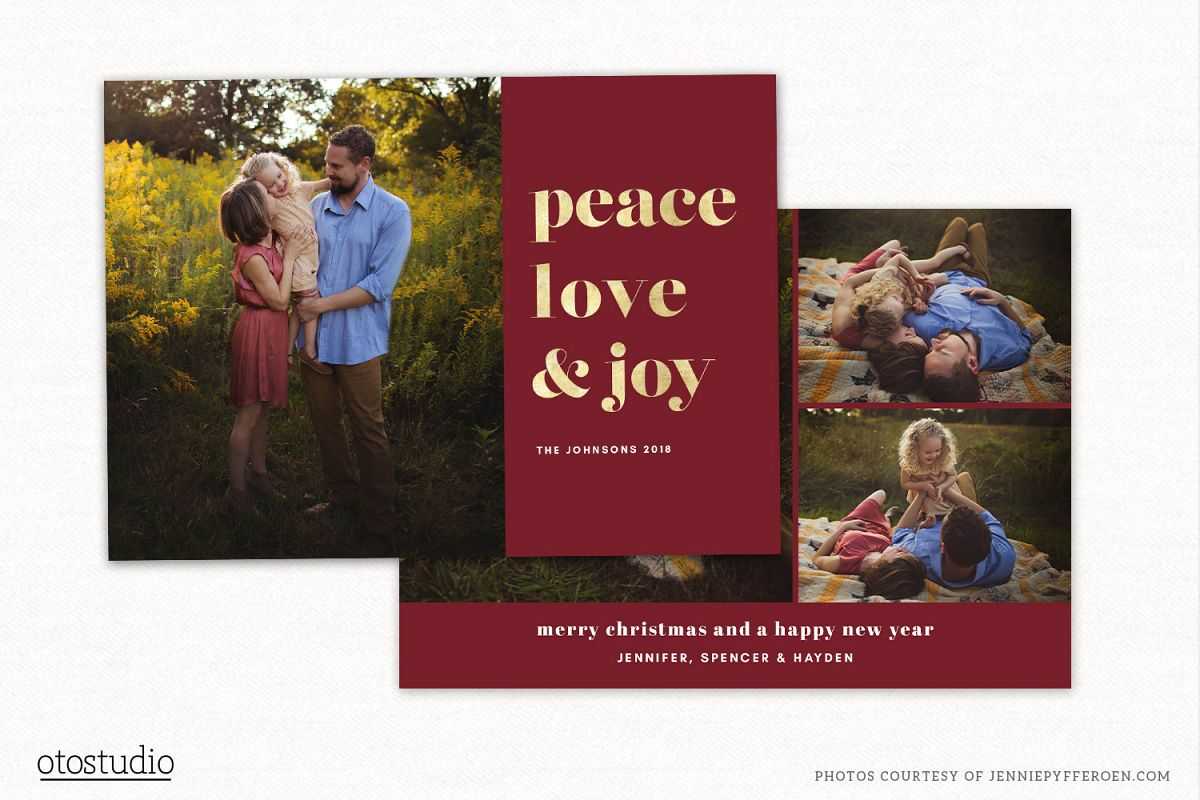 Christmas Card Template For Photographers Cc197 Pertaining To Holiday Card Templates For Photographers