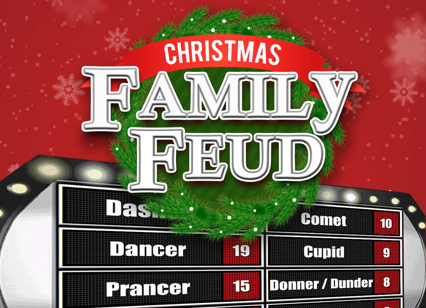 Christmas Family Feud Trivia Powerpoint Game – Mac And Pc Within Family Feud Game Template Powerpoint Free