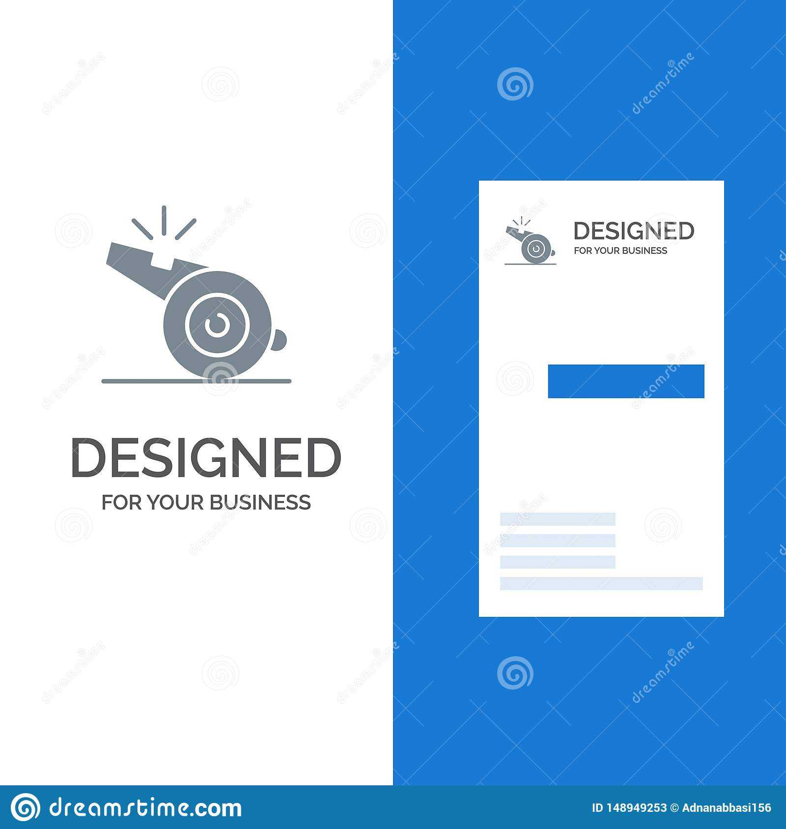 Coach, Referee, Sport, Whistle Grey Logo Design And Business Intended For Soccer Referee Game Card Template