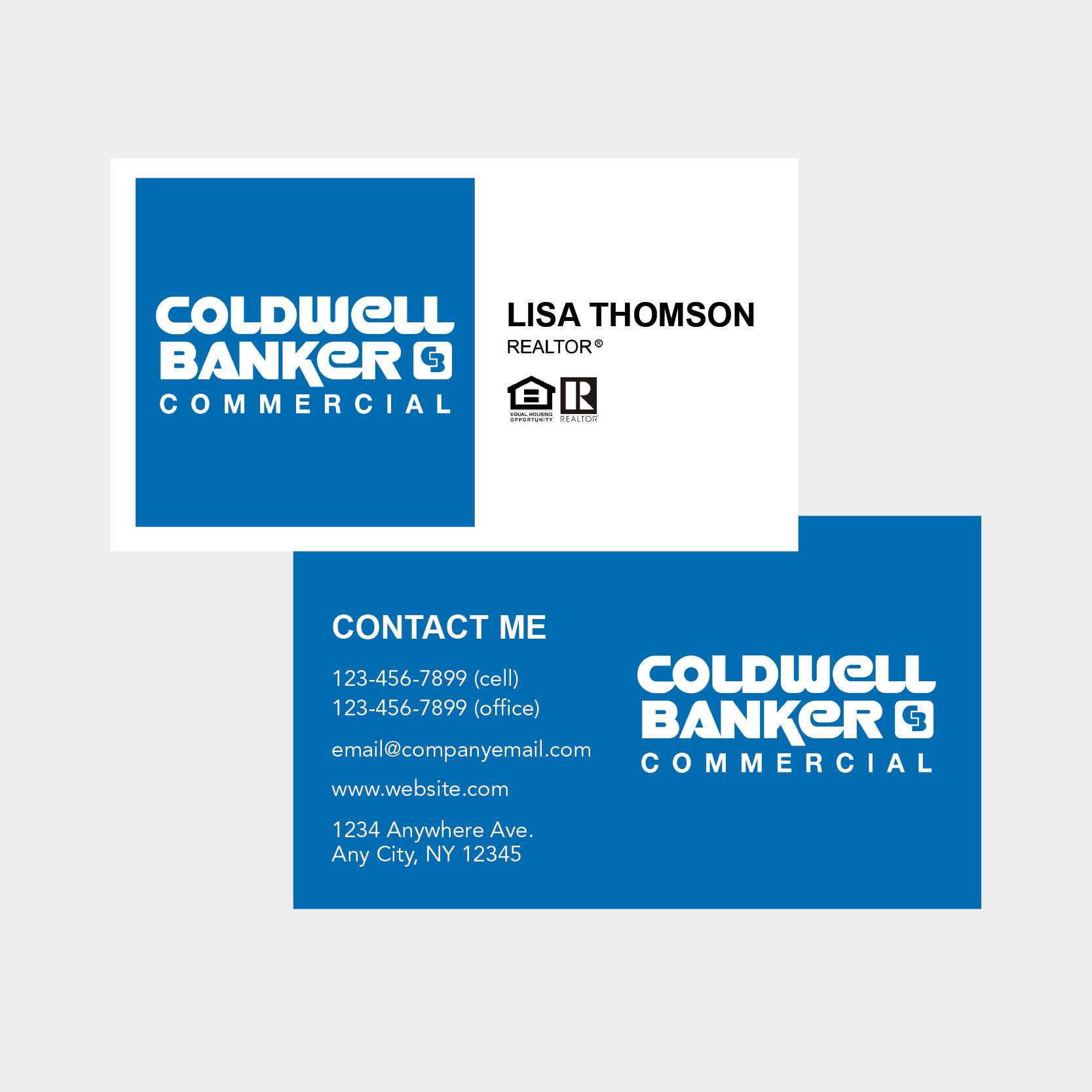 Coldwell Banker Business Card Intended For Coldwell Banker Business Card Template