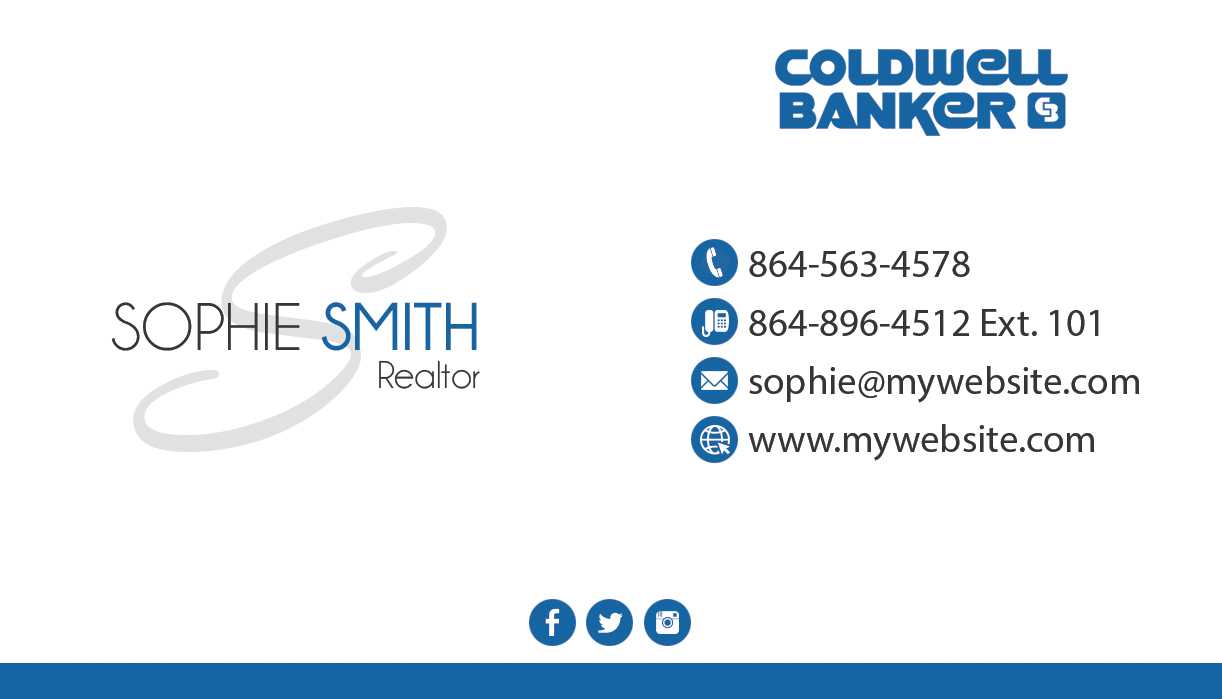 Coldwell Banker Business Card Template ] – Realtor Business For Coldwell Banker Business Card Template