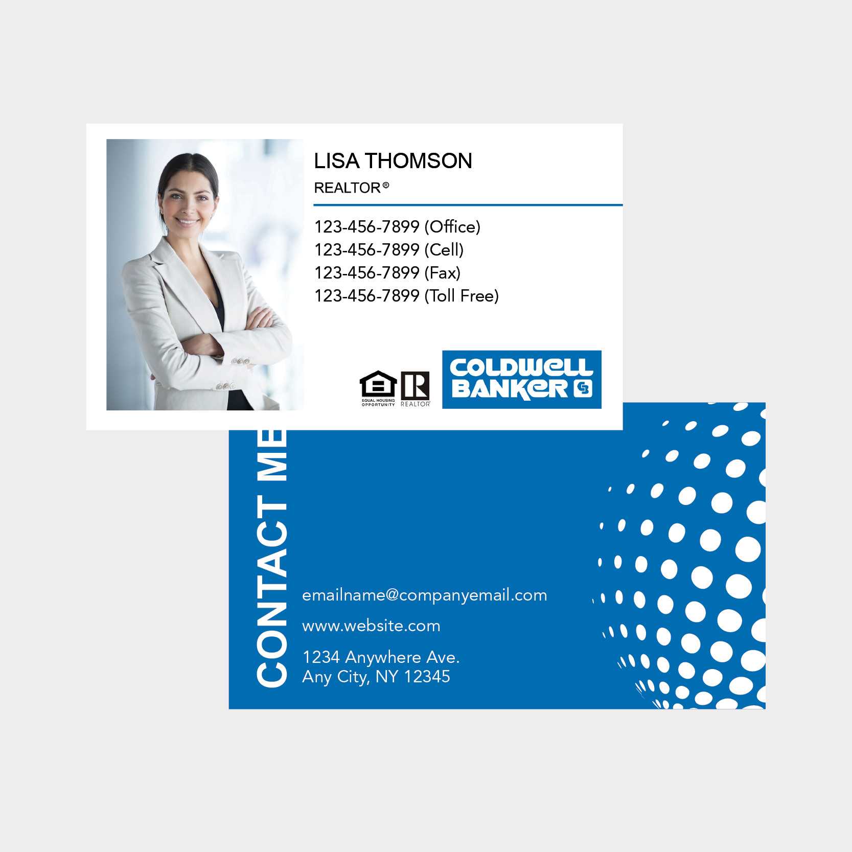 Coldwell Banker Business Cards With Coldwell Banker Business Card Template