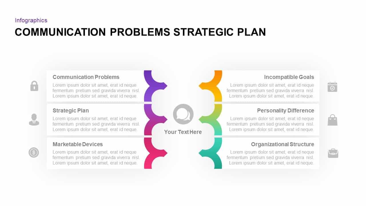 Communication Problems Strategic Plan Template – Slidebazaar With Powerpoint Templates For Communication Presentation