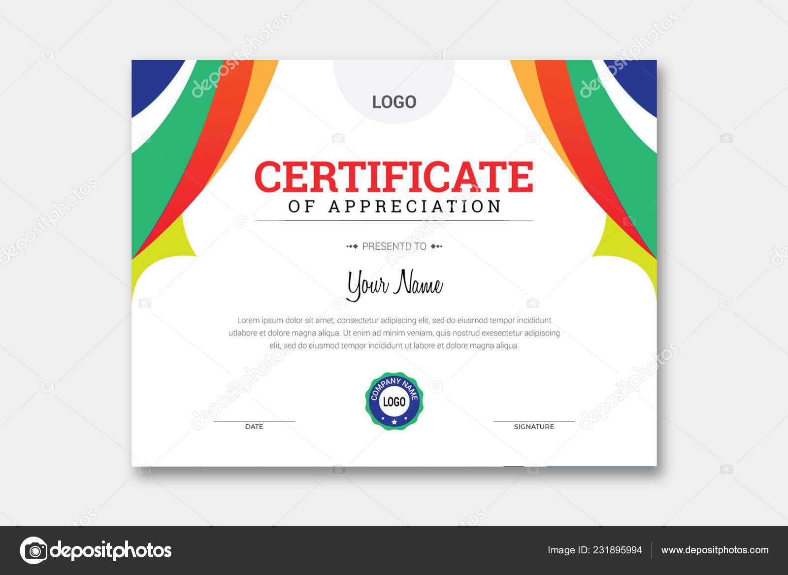 Comp Card Template Psd | Abstract Certificate Template Throughout Download Comp Card Template
