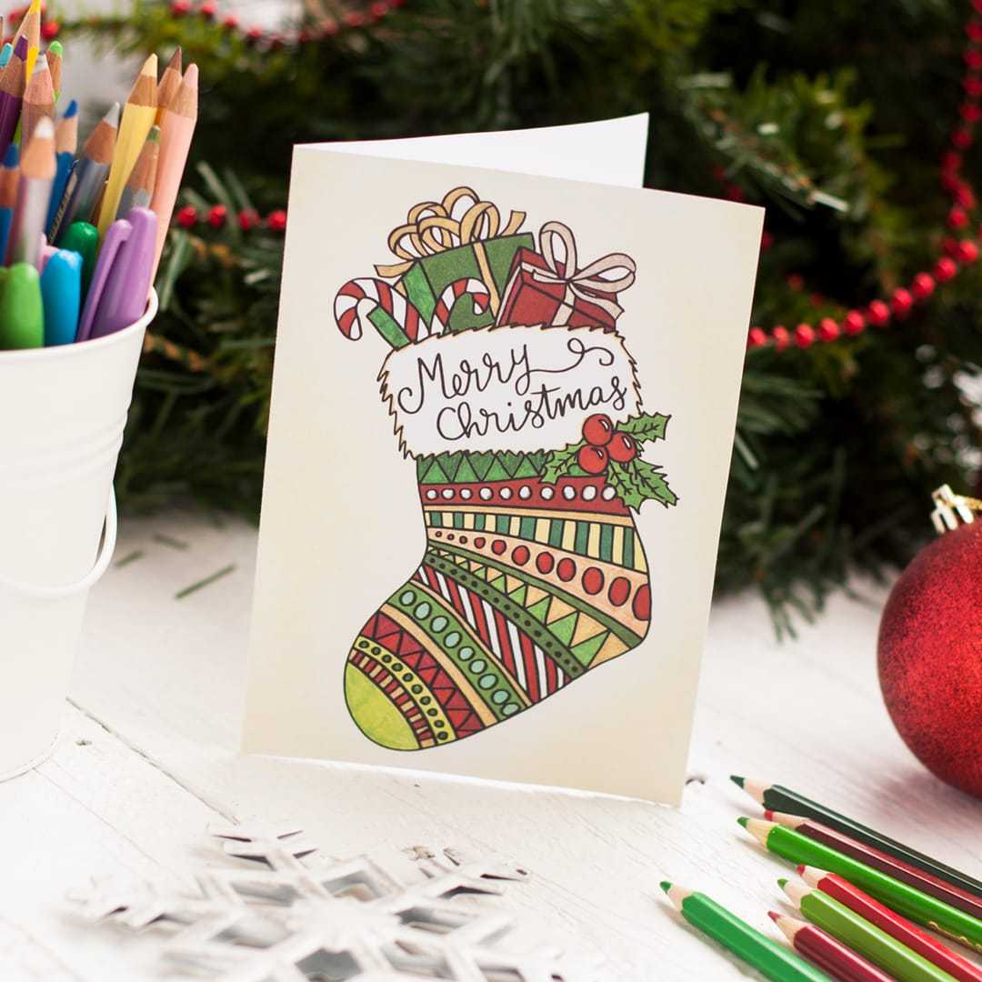 Create Your Own Christmas Cards Free Printable - Karan Inside Diy Christmas Card Templates