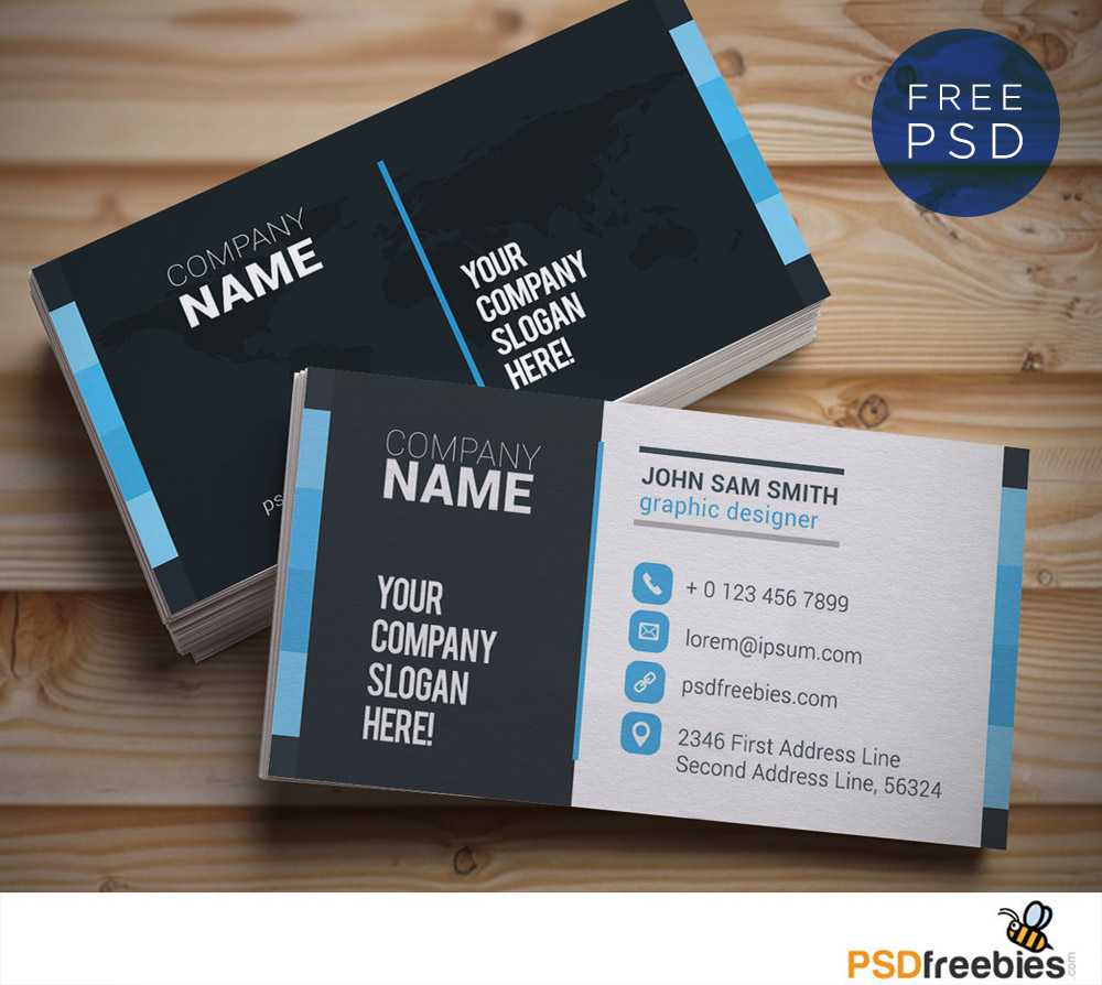 Creative And Clean Business Card Template Psd | Psdfreebies In Visiting Card Template Psd Free Download