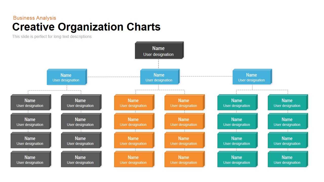 Creative Organization Chart Template For Powerpoint And With Microsoft Powerpoint Org Chart Template