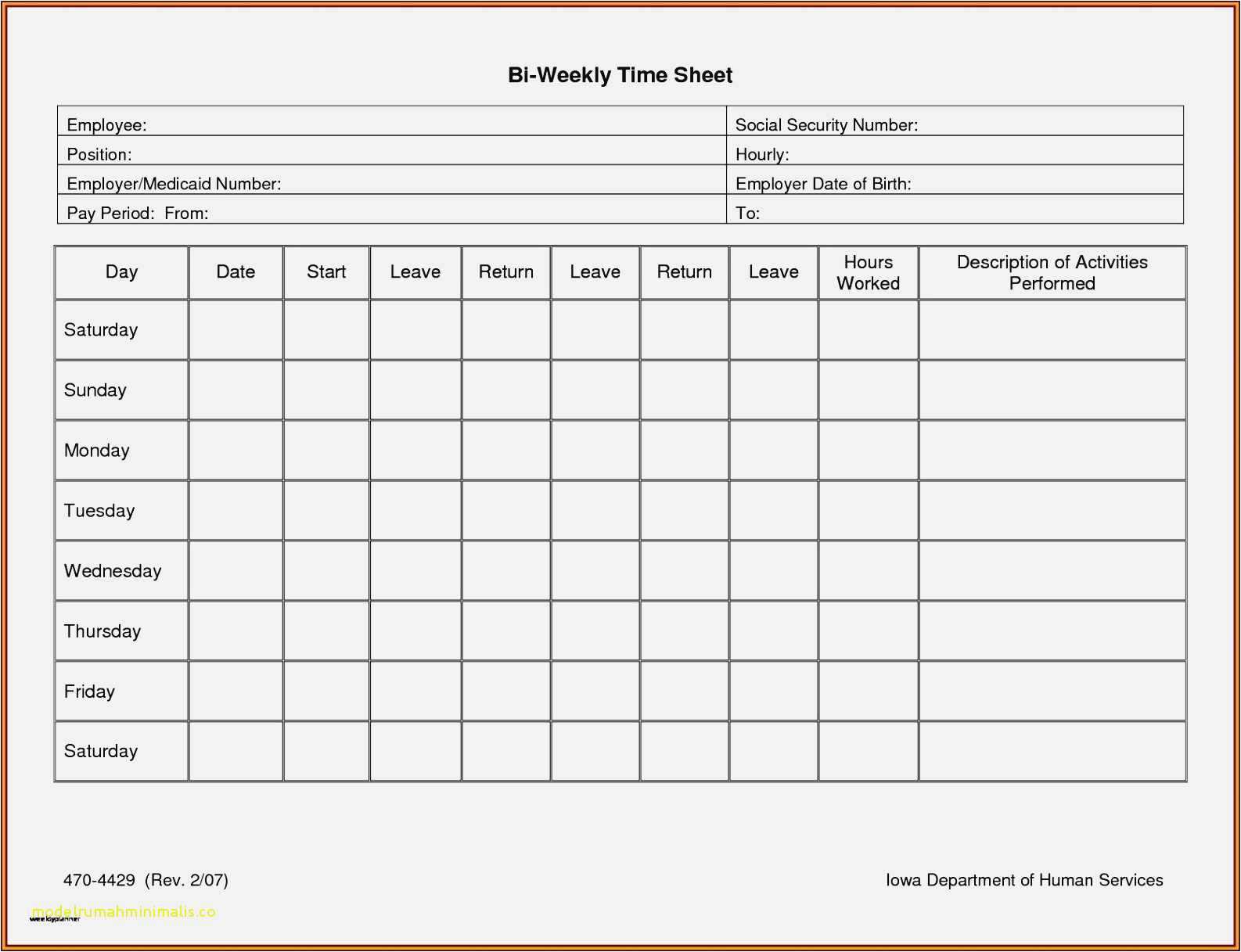 Daily Time Sheet Examples | Time Sheet Templates In Weekly Time Card Template Free