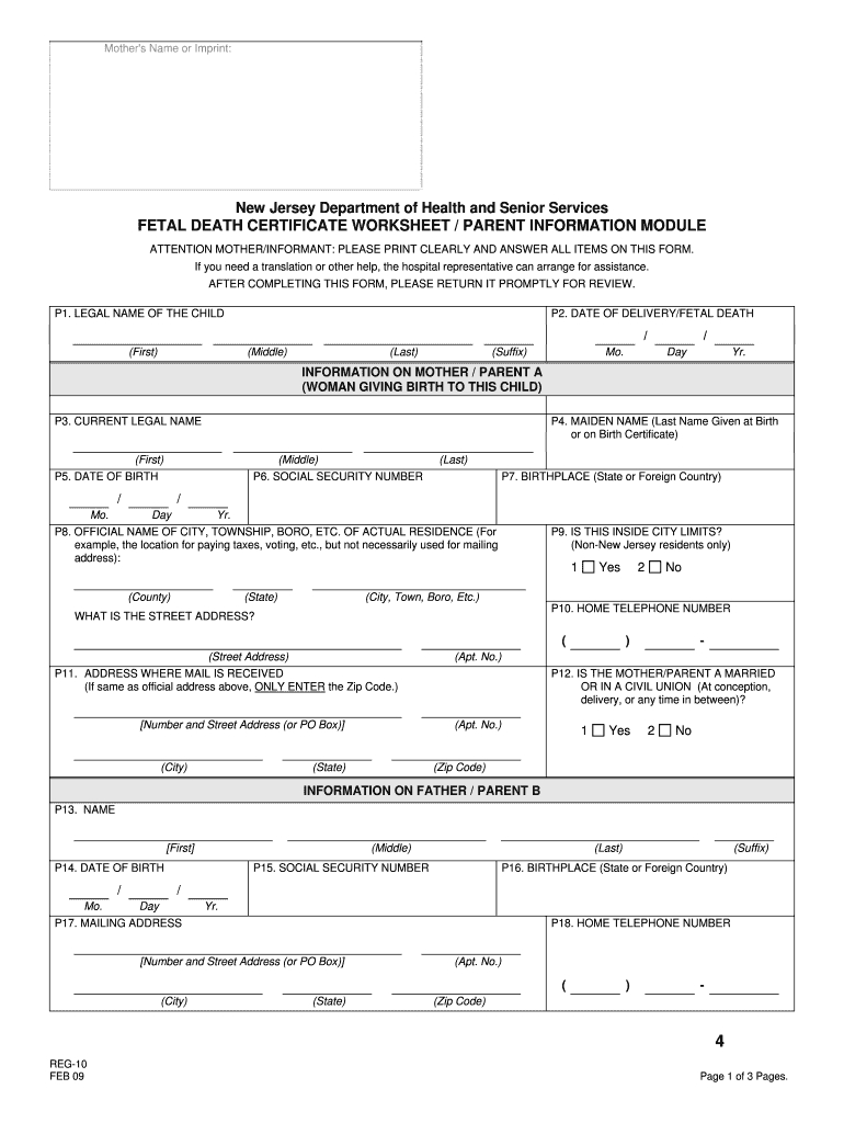 Death Certificate Form - Fill Online, Printable, Fillable Regarding Baby Death Certificate Template