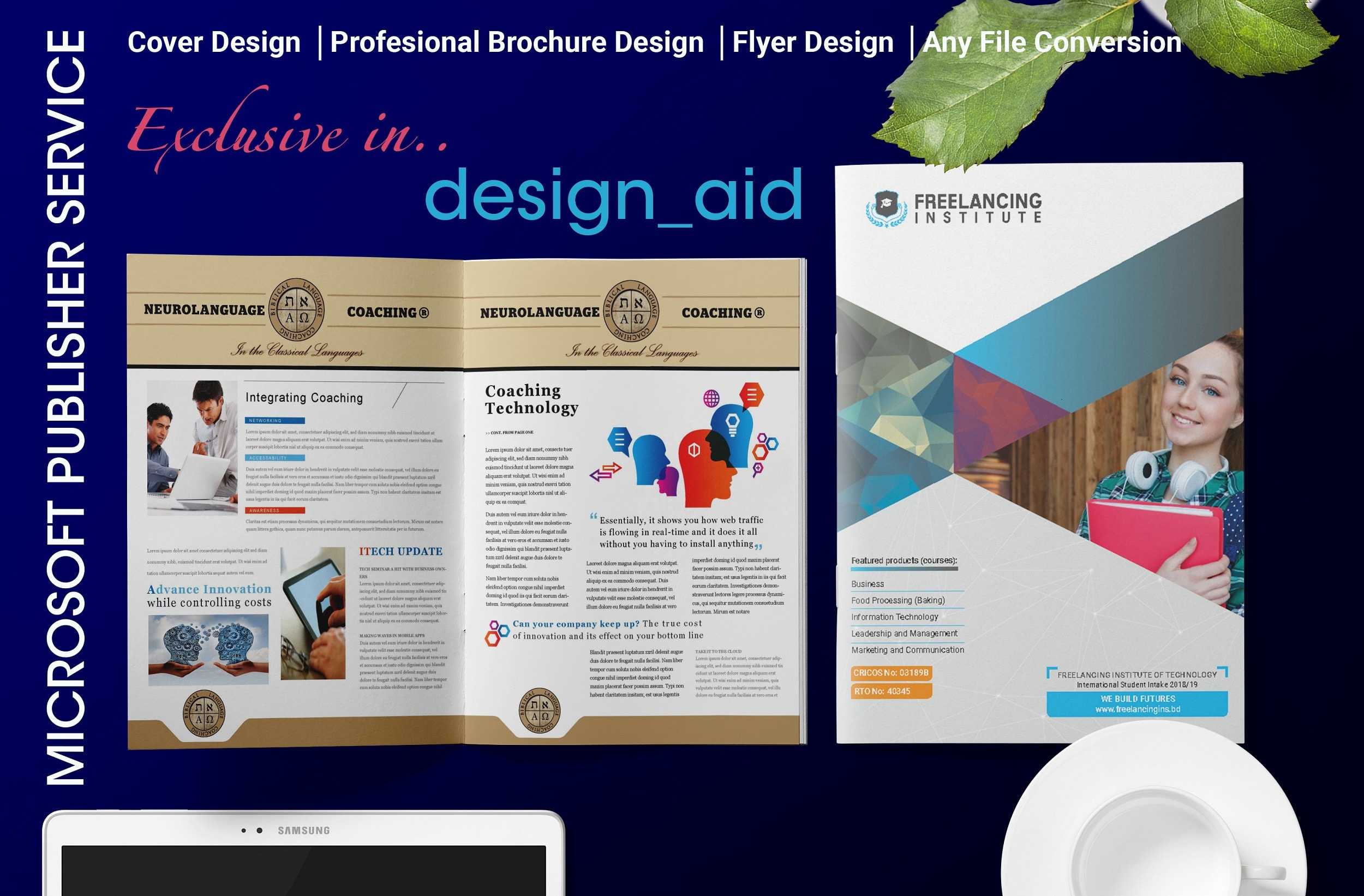 Design Microsoft Publisher Flyer, Brochure Or Any Template Regarding Free Template For Brochure Microsoft Office