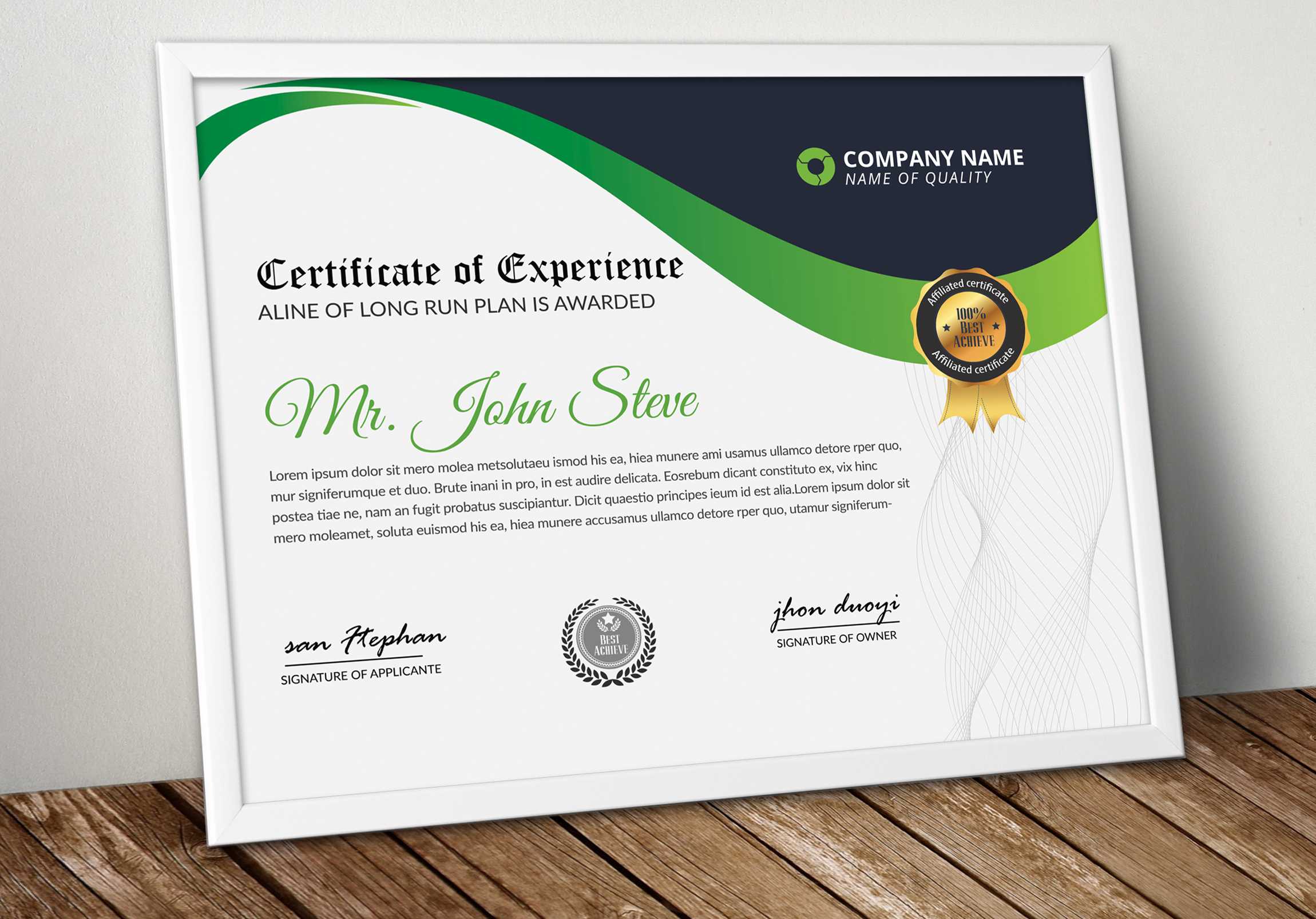 Diploma Certificate Word Template – Vsual With Regard To Professional Certificate Templates For Word