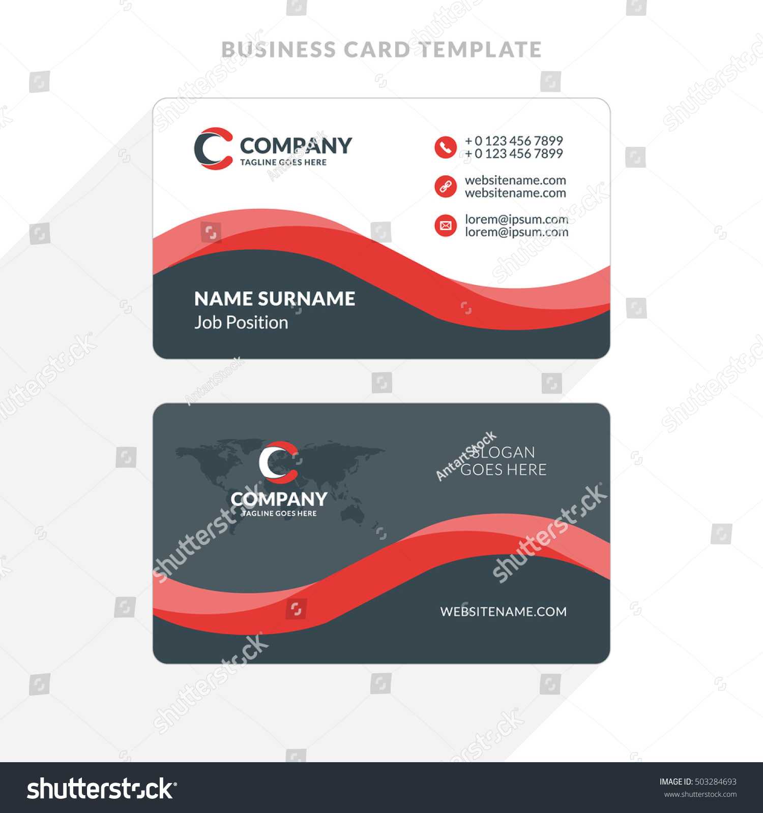 Double Sided Business Card Template Illustrator ] – Adobe Inside Double Sided Business Card Template Illustrator