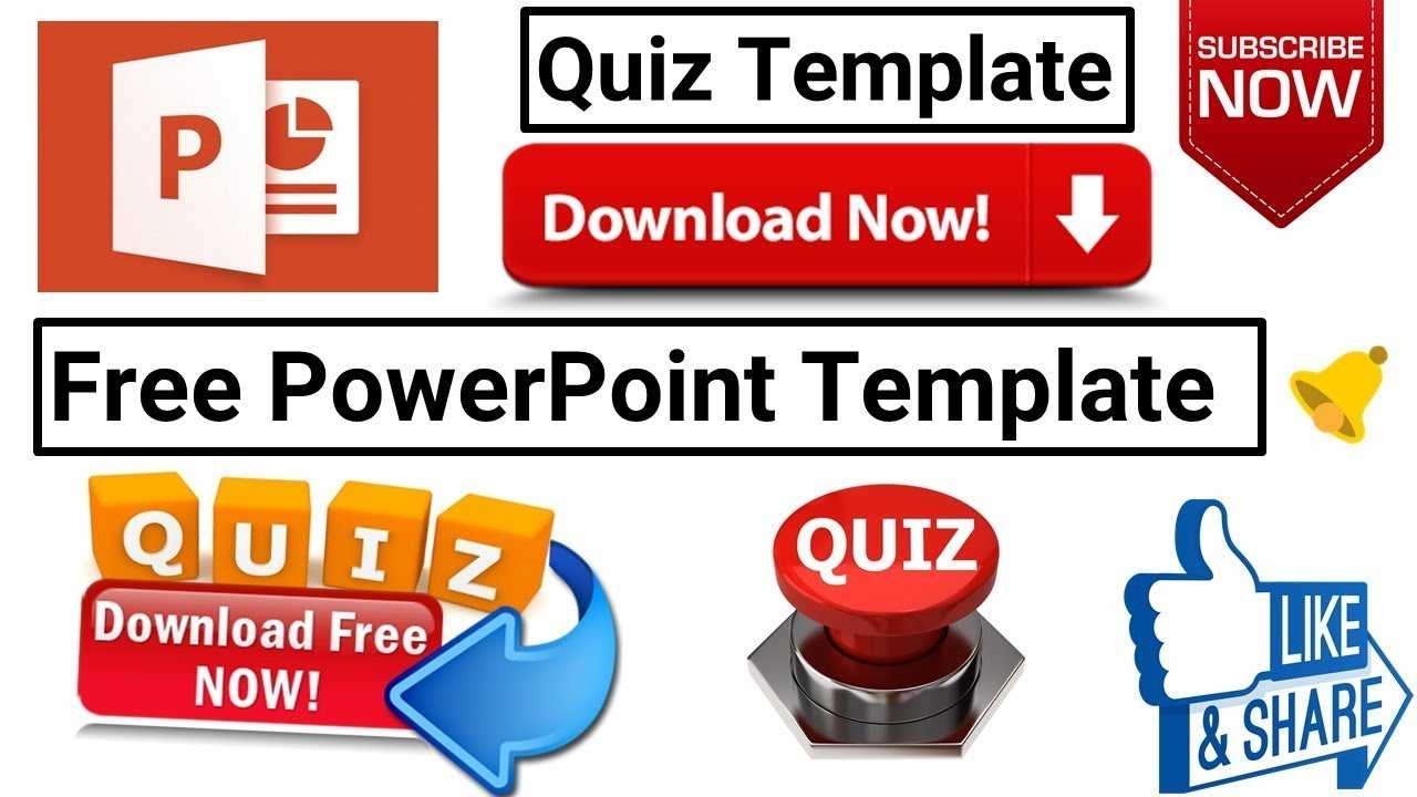 Download Free Template For Making Powerpoint Visual Quiz 2018 Updated Inside Powerpoint Quiz Template Free Download