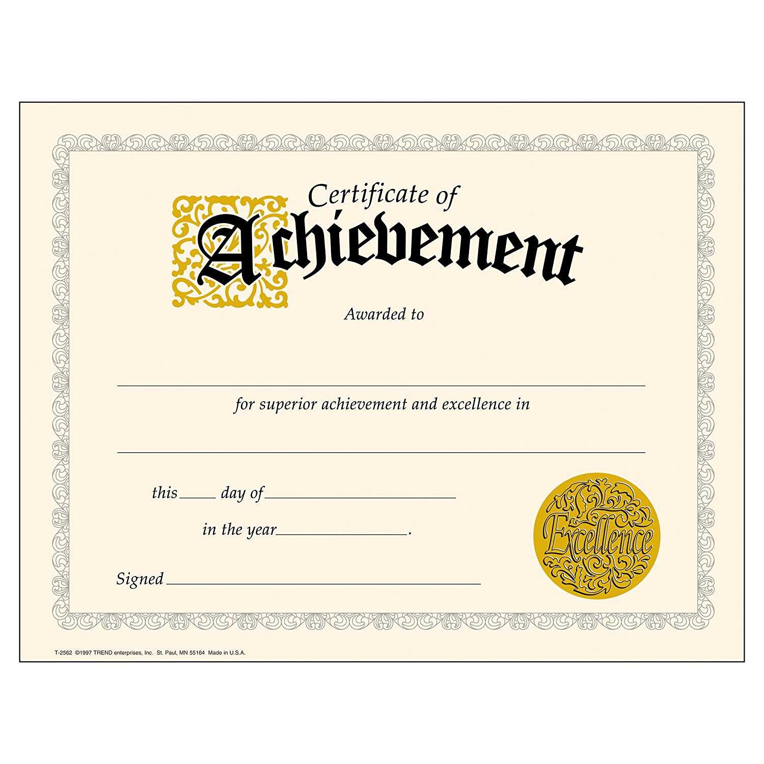 Download Pdf Achievement Certificates Templates Free Within Word Certificate Of Achievement Template