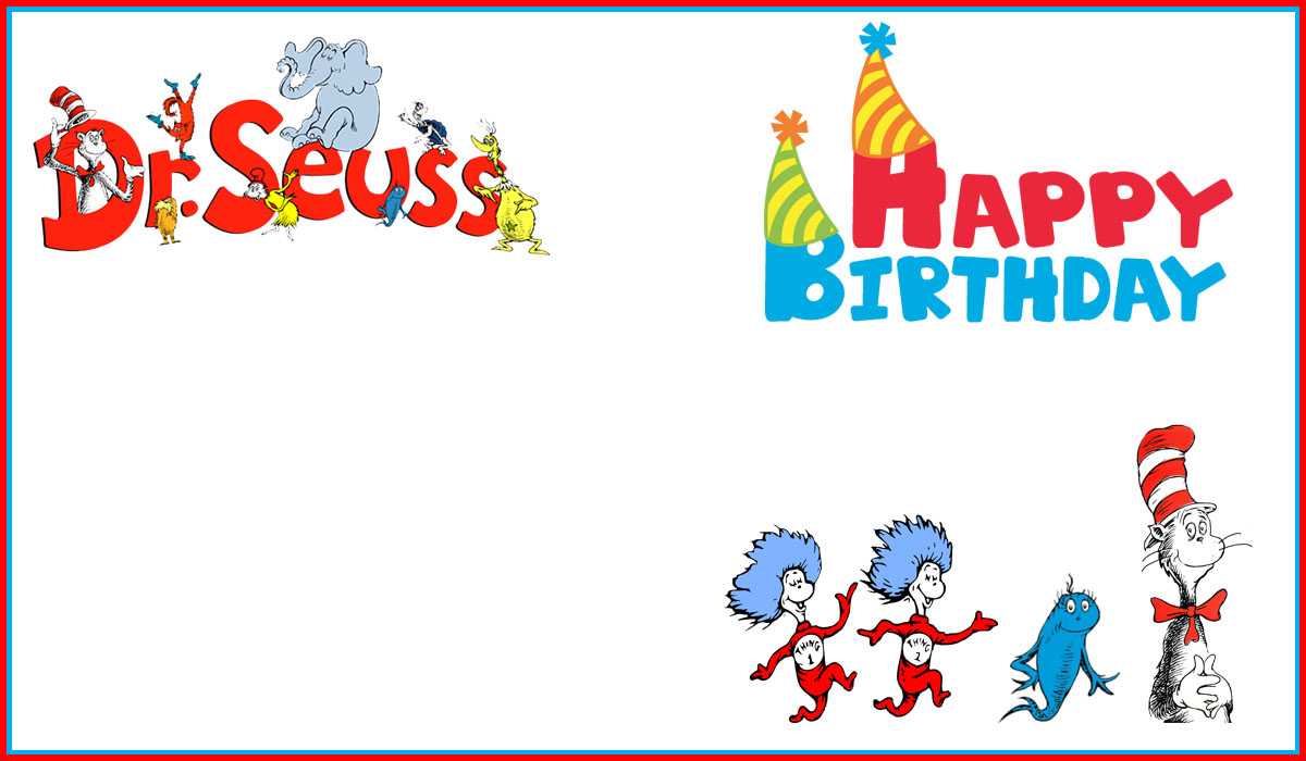 Dr Seuss Free Printable Invitation Templates | Invitations In Dr Seuss Birthday Card Template