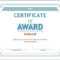 Editable Award Certificate Template In Word #1476 Throughout for Blank Award Certificate Templates Word