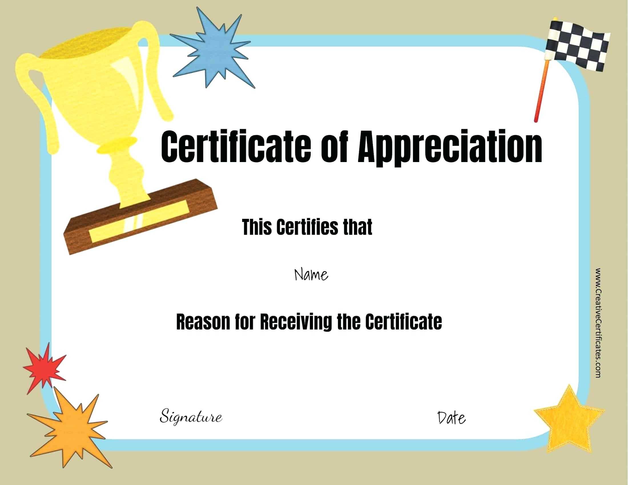 Editable Award Template – Bestawnings Within Perfect Attendance Certificate Free Template