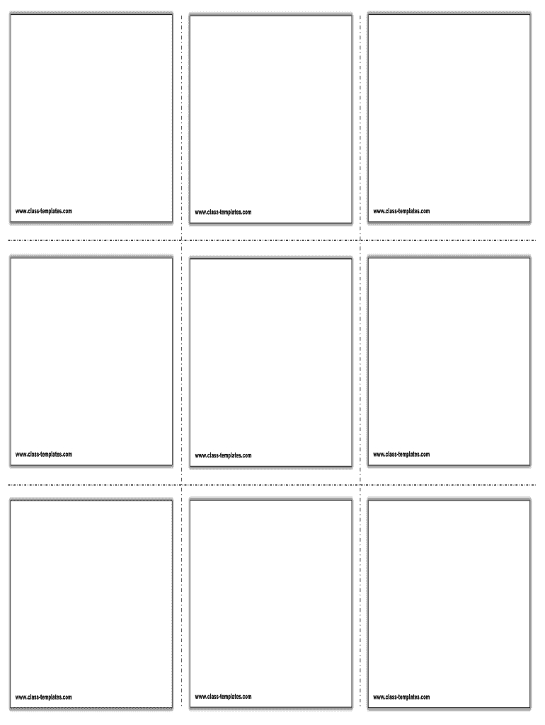 Editable Flashcard Template Word - Fill Online, Printable For Free Printable Blank Flash Cards Template