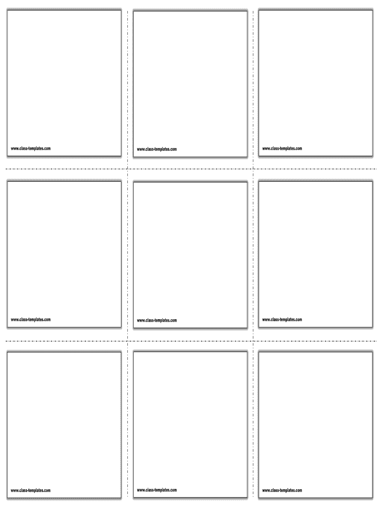 Editable Flashcard Template Word - Fill Online, Printable for Free Printable Blank Flash Cards Template