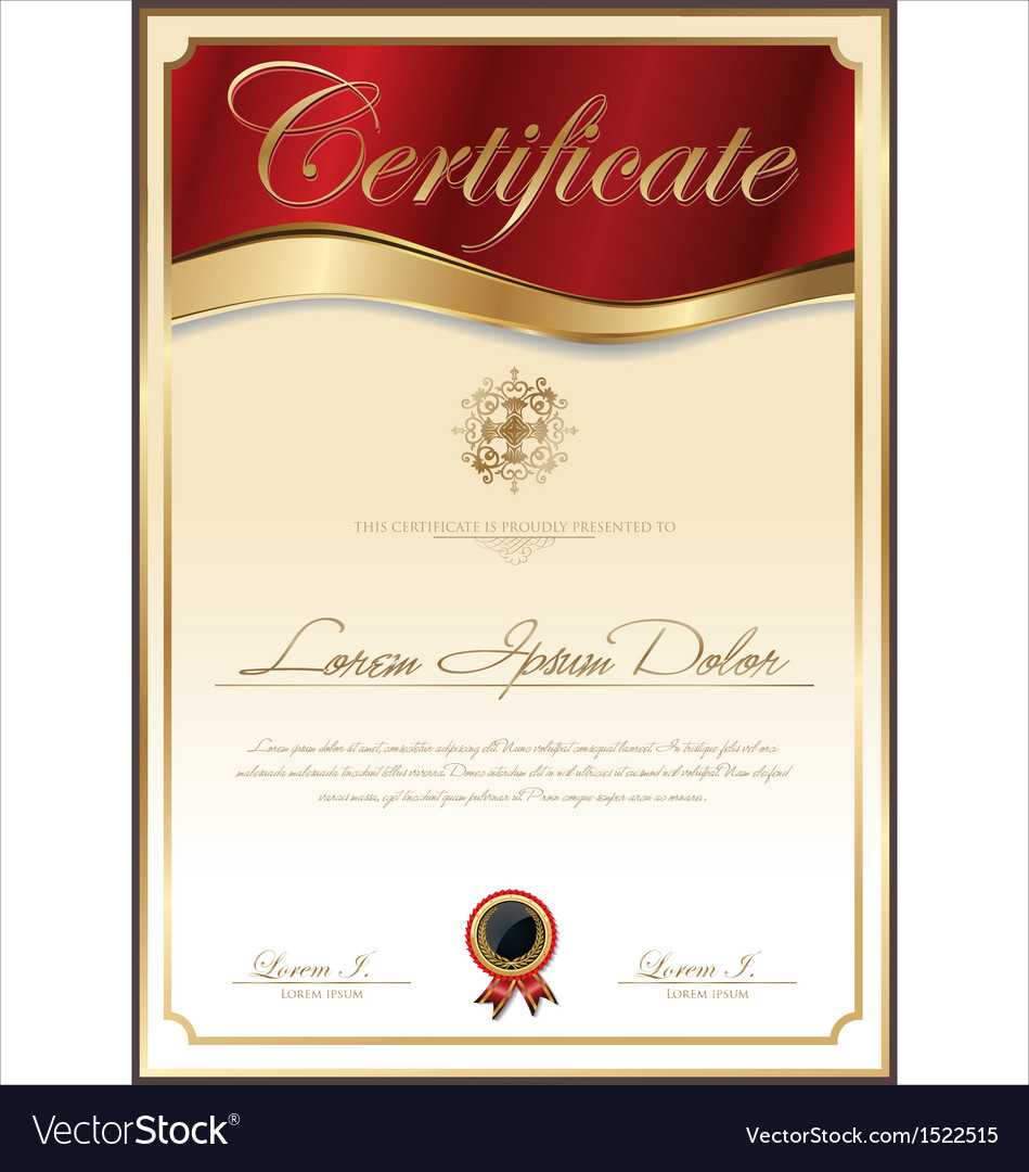 Elegant Certificate Template Pertaining To Elegant Certificate Templates Free