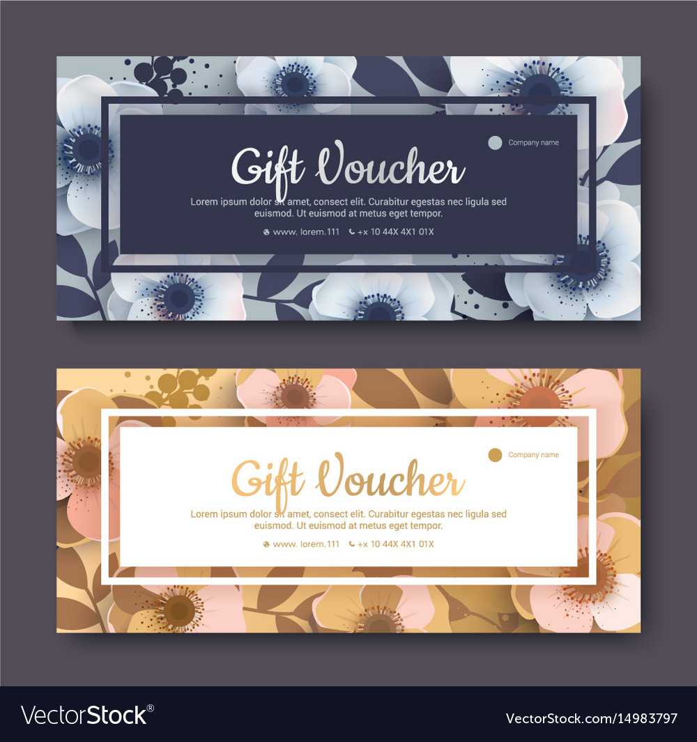 Elegant Gift Voucher Coupon Template Intended For Elegant Gift Certificate Template