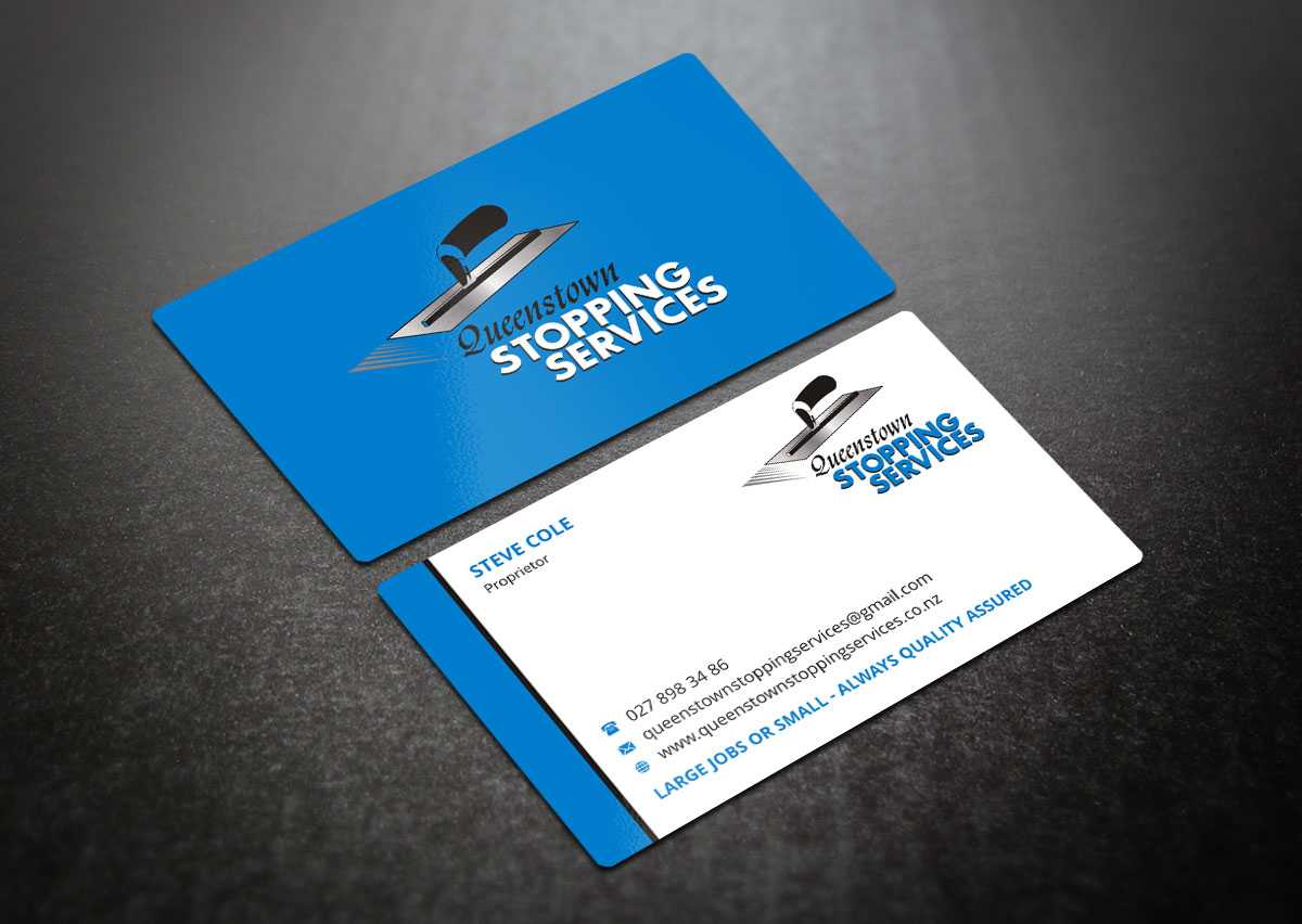 Elegant, Playful, Business Business Card Design For A Inside Plastering Business Cards Templates