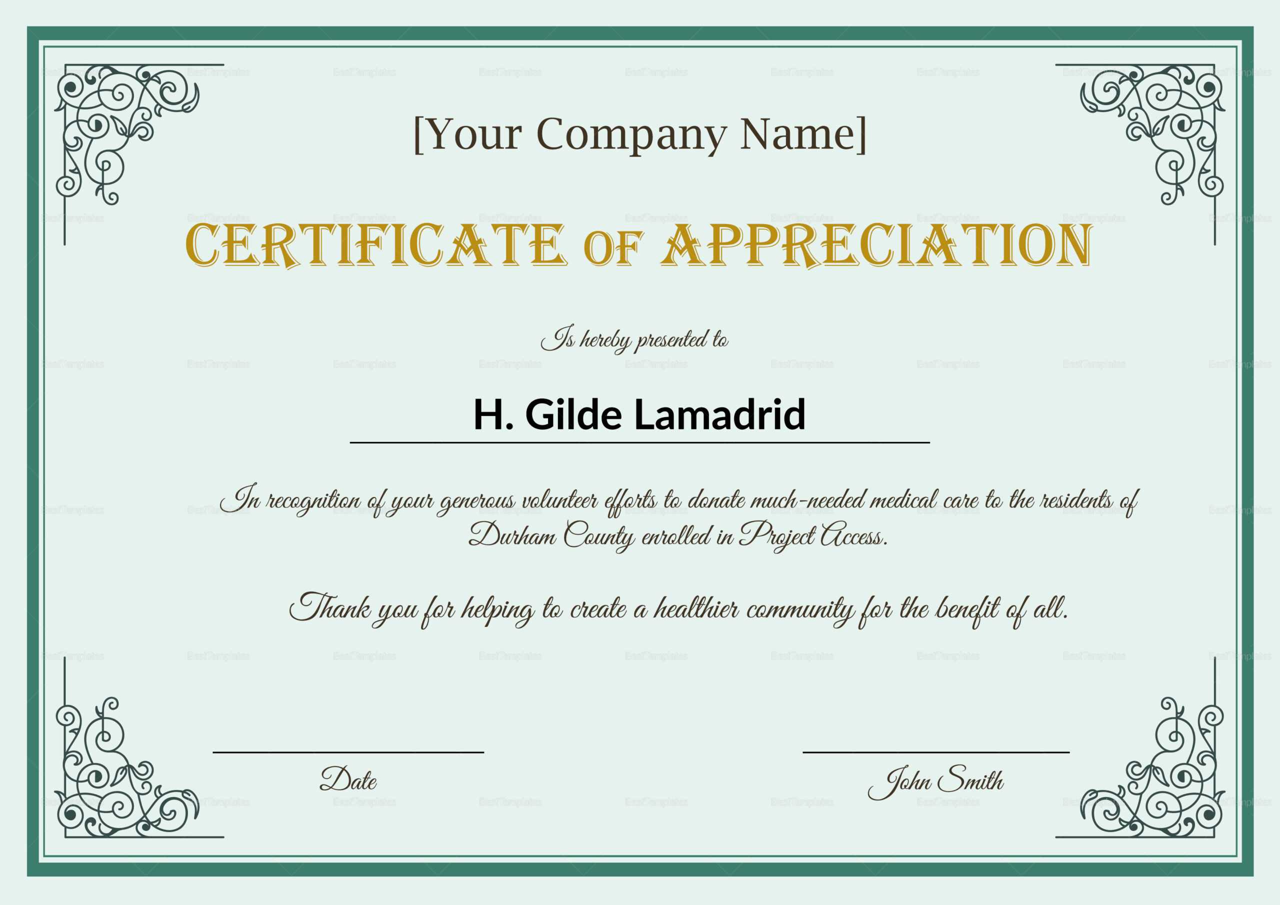 Employee Appreciation Certificates – Karan.ald2014 Within Superlative Certificate Template